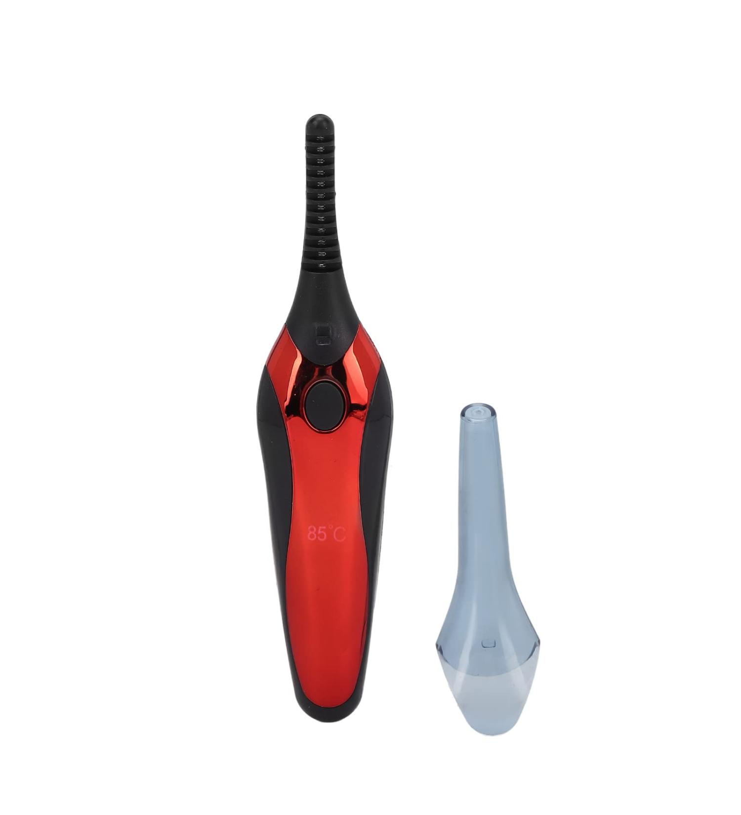 Qukaim Heated Eyelash Curlers Heated Eyelash Curlers Wide Spaced Combs 3-Level Temperature Curved Brush Head USB Charging Handheld Red Lash Curler - Buy Online on GoSupps.com