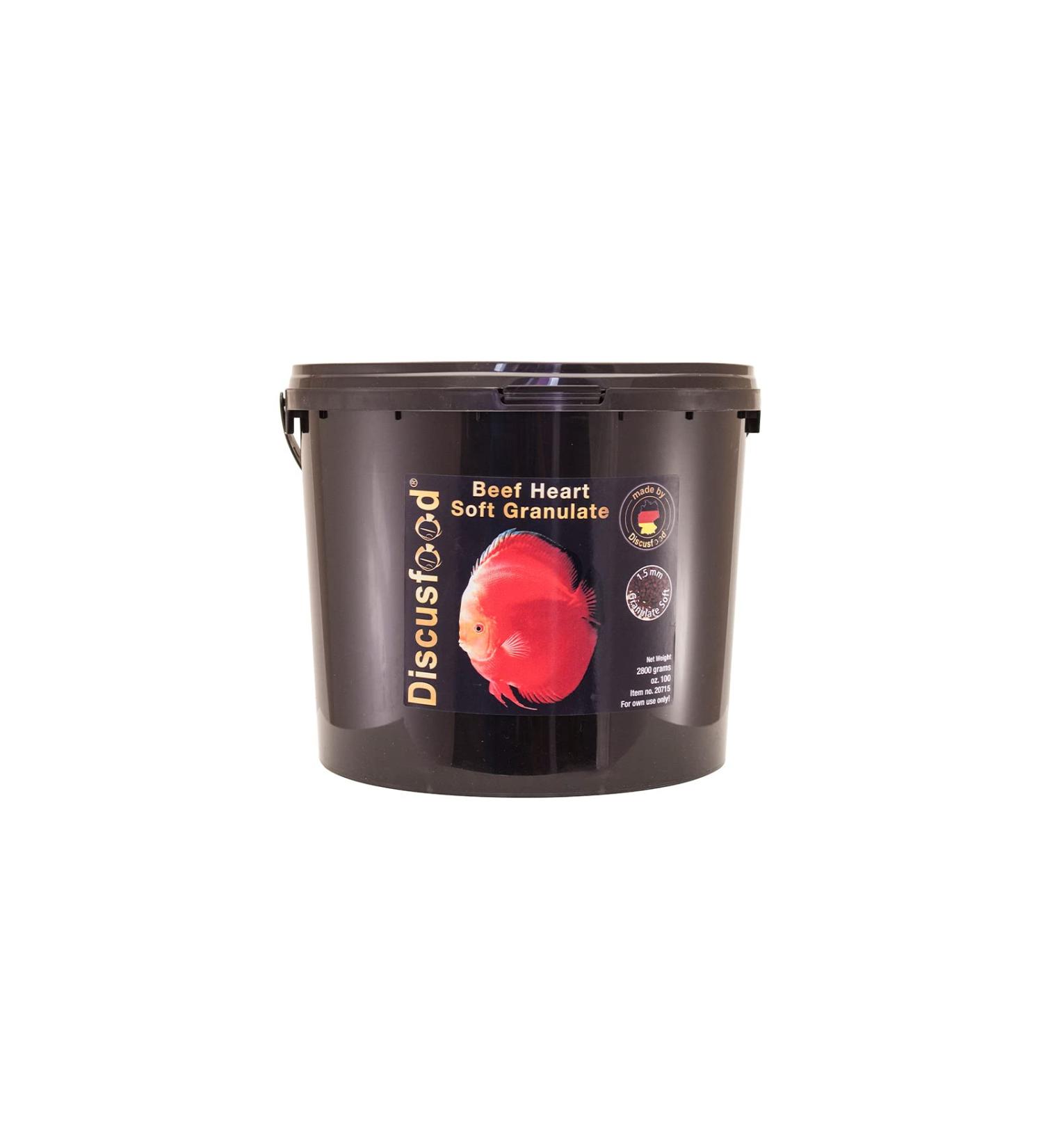 Premium Aquarium Fish Food - 2800g - For Growth and Color - Beef Heart - Very Well Tolerated Soft Pellets - Aquarium Fish Food - - Buy Online on GoSupps.com