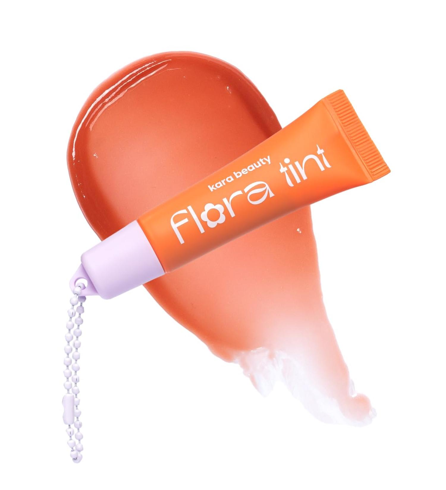 Kara Beauty Flora Tint Tinted Lip Balm with Shea Butter and Jojoba Oil Hydrating Lip Tint Balm for Daily Makeup Sheer Buildable Color with Vanilla or Mint Scent Comfortable Lip Care (Marigold Glow) - Buy Online on GoSupps.com