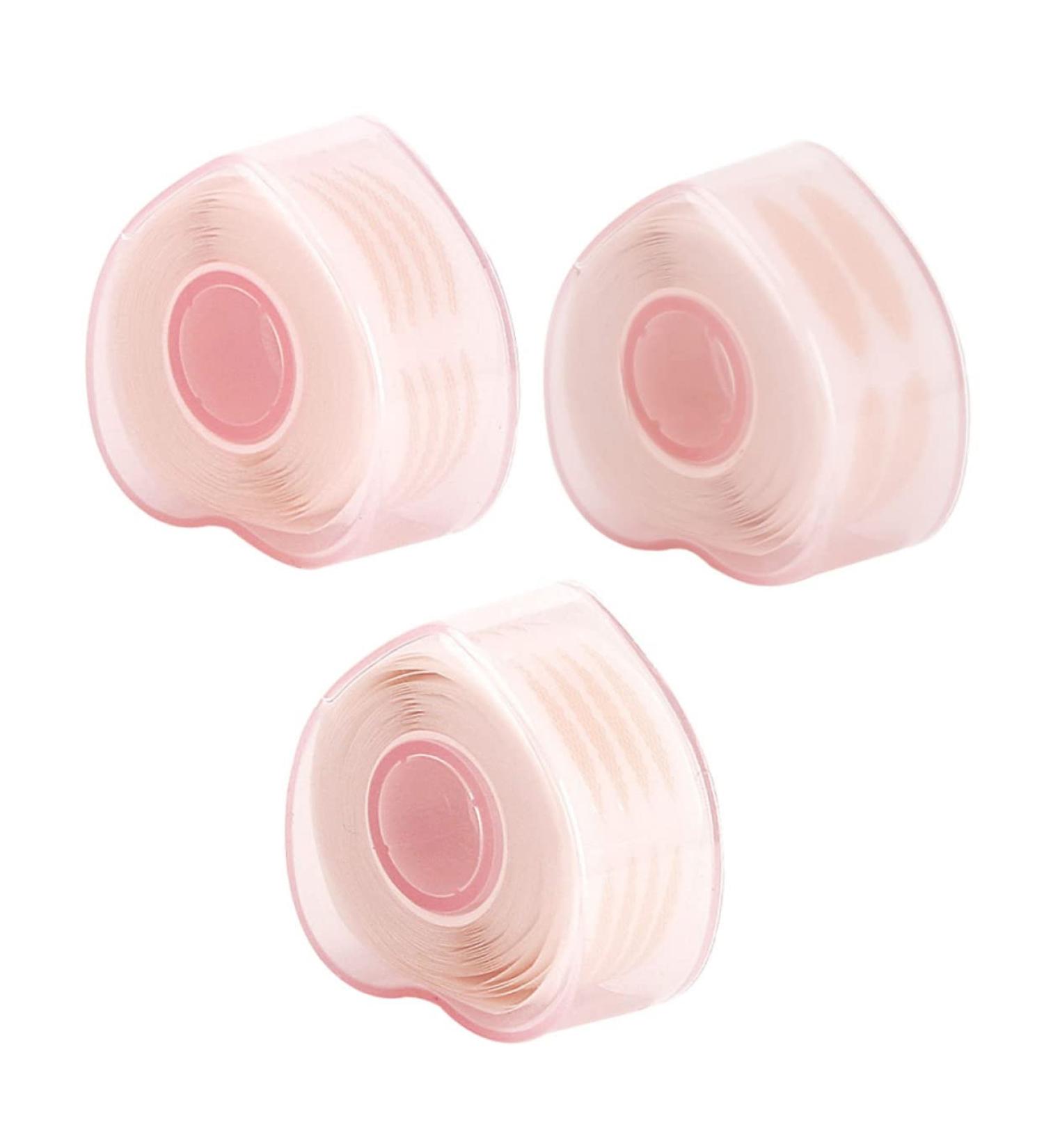 minkissy 3rolls Double Eyelid Sticker Big Eye Tools Self- Adhesive Eye Tapes Double Eyelid Tapes Natural Eyelid Tape Invisible Eyelid Lift Strips Pink Tape Protective Film Lace Woman Simple - Buy Online on GoSupps.com