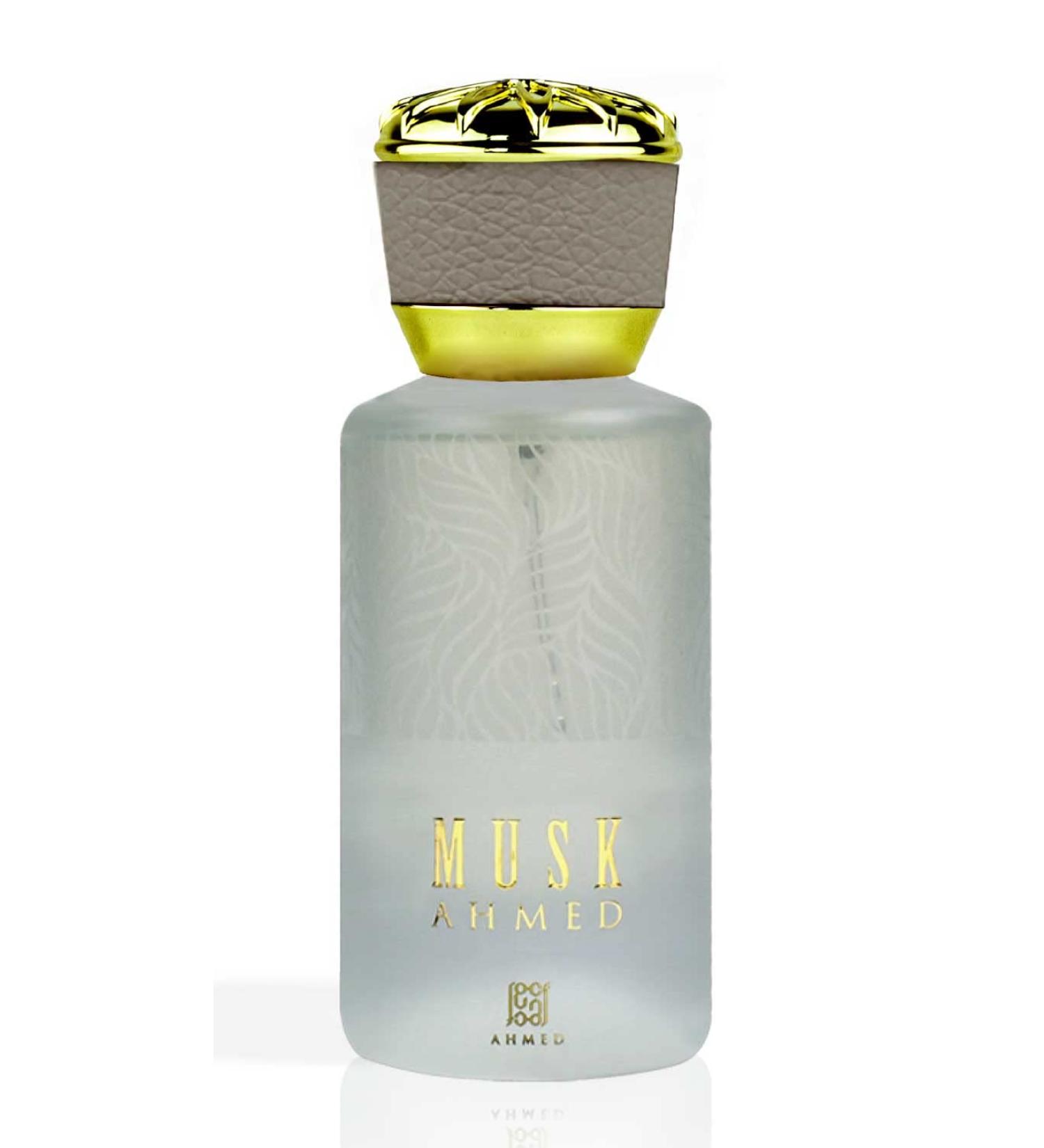 AHMED Musk EDP 50ML a Sensual Fragrance for Women and Men with Oriental Musk Citrus Floral Rose and Jasmine by Al Maghribi Arabian Oud and Perfumes Dubai - Buy Online on GoSupps.com