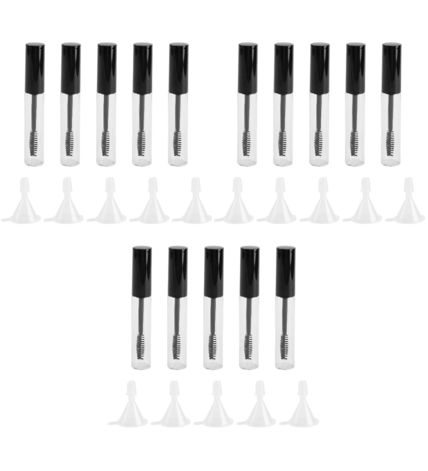  minkissy minkissy Set of 15 Refillable 10ml Mascara Tubes with Funnel for Mascara and Oil Cream Container - Buy Online on GoSupps.com
