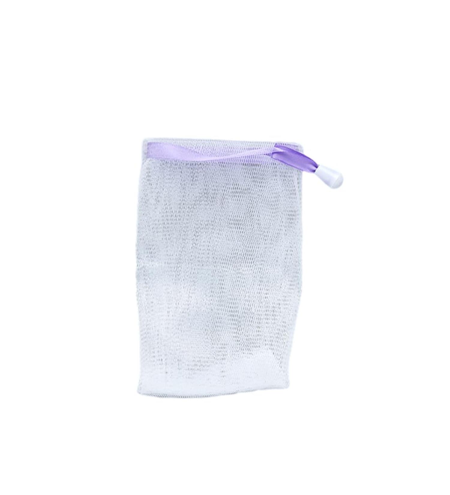  Allayu Gel soap bags facial cleanser mesh bath bubble net hand wash for body foaming delicate household supplies Purple - Buy Online on GoSupps.com