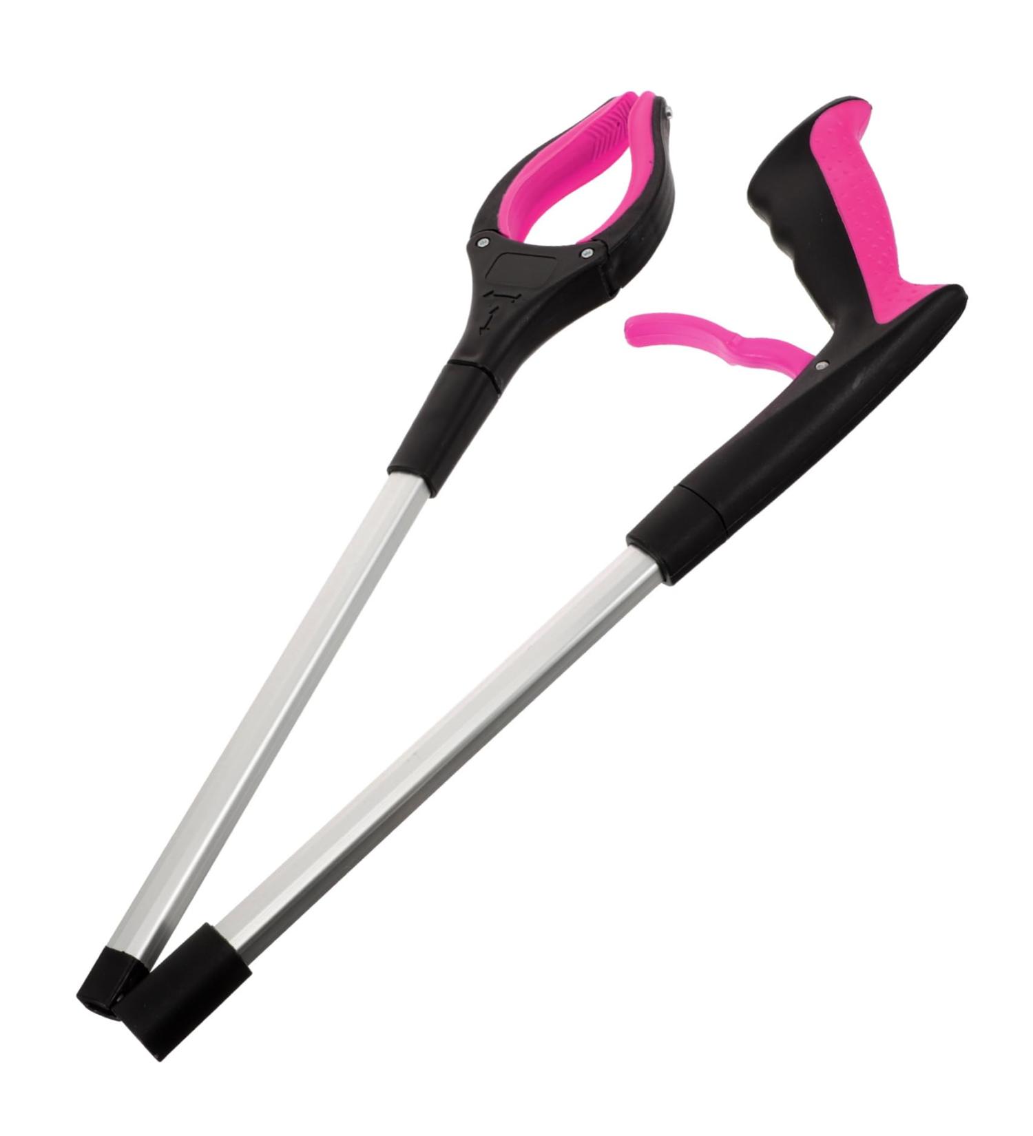 Grabber Garbage Scissor Tongs - Litter Picker Tool Aluminum Reacher for Easy Trash Pickup | 83x11cm - Buy Online on GoSupps.com