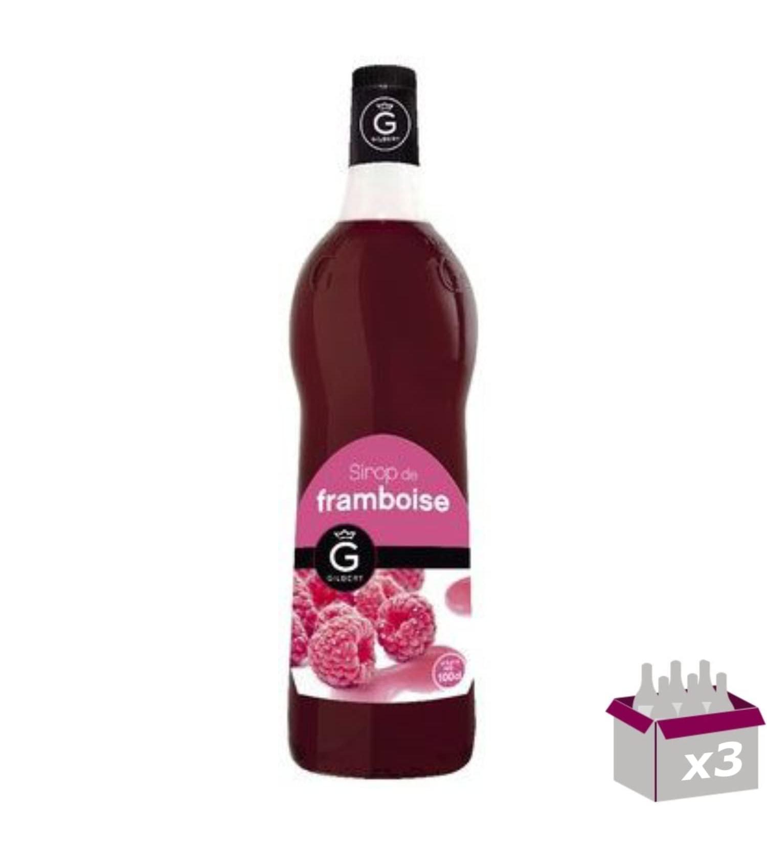 Rioba Syrups Raspberry 3 x 1L Pack of 3