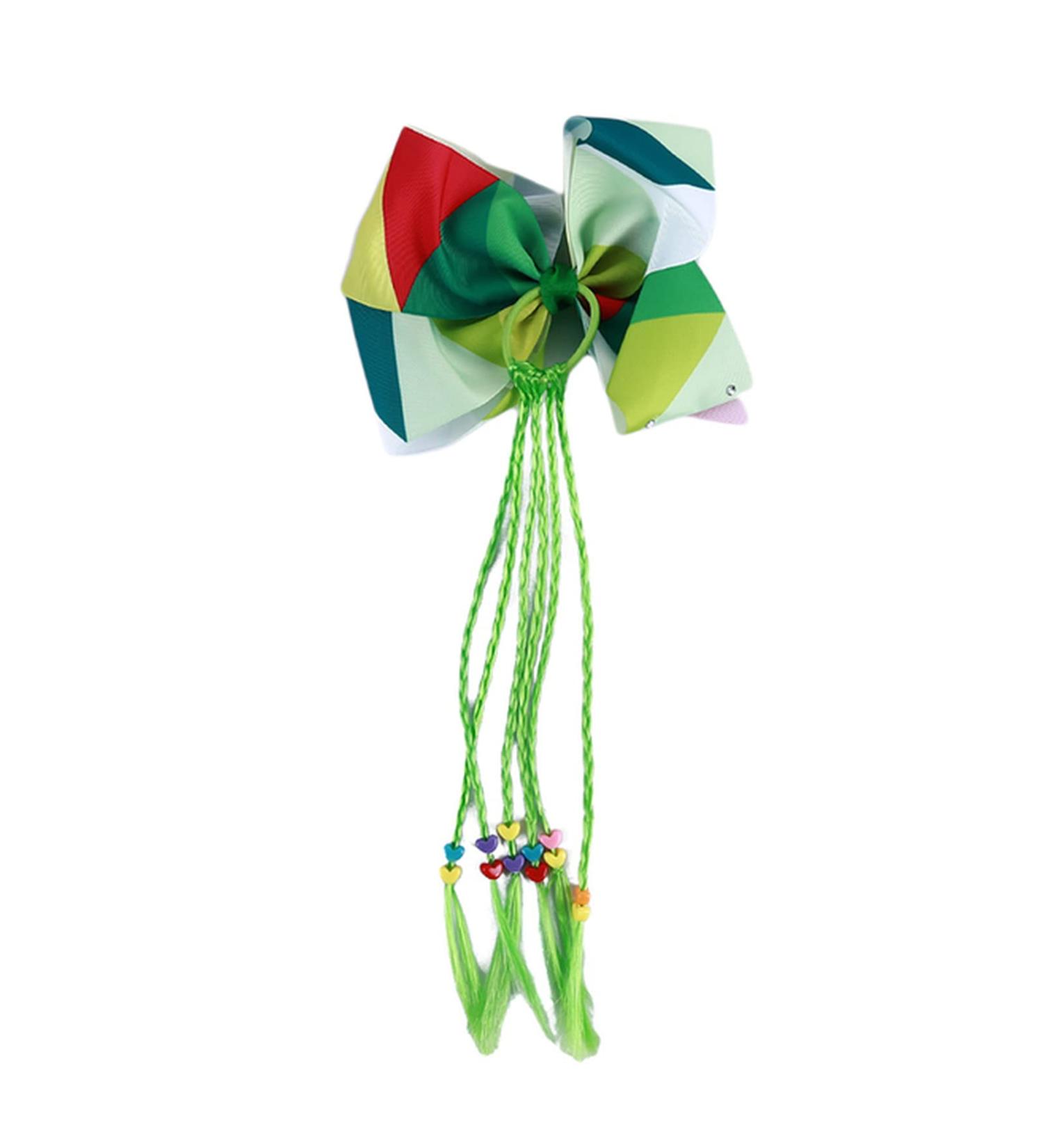 1920s Headband Handmade Hair Ropes Girl Rubber Band Cute Hair Tie Bow Knot Elastic Hair Band Women Girls Hair Accessories Headband (Size : Green) - Buy Online on GoSupps.com