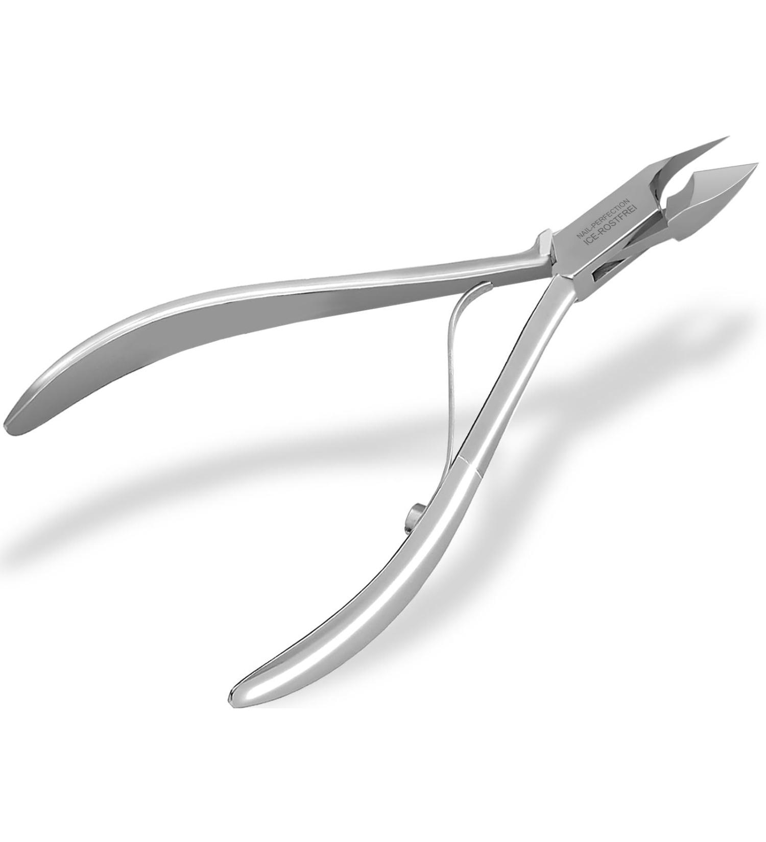 Professional Stainless Steel Cuticle Nippers 10 cm - Precision 10 mm Cut for Effective Cuticle Removal - Buy Online on GoSupps.com