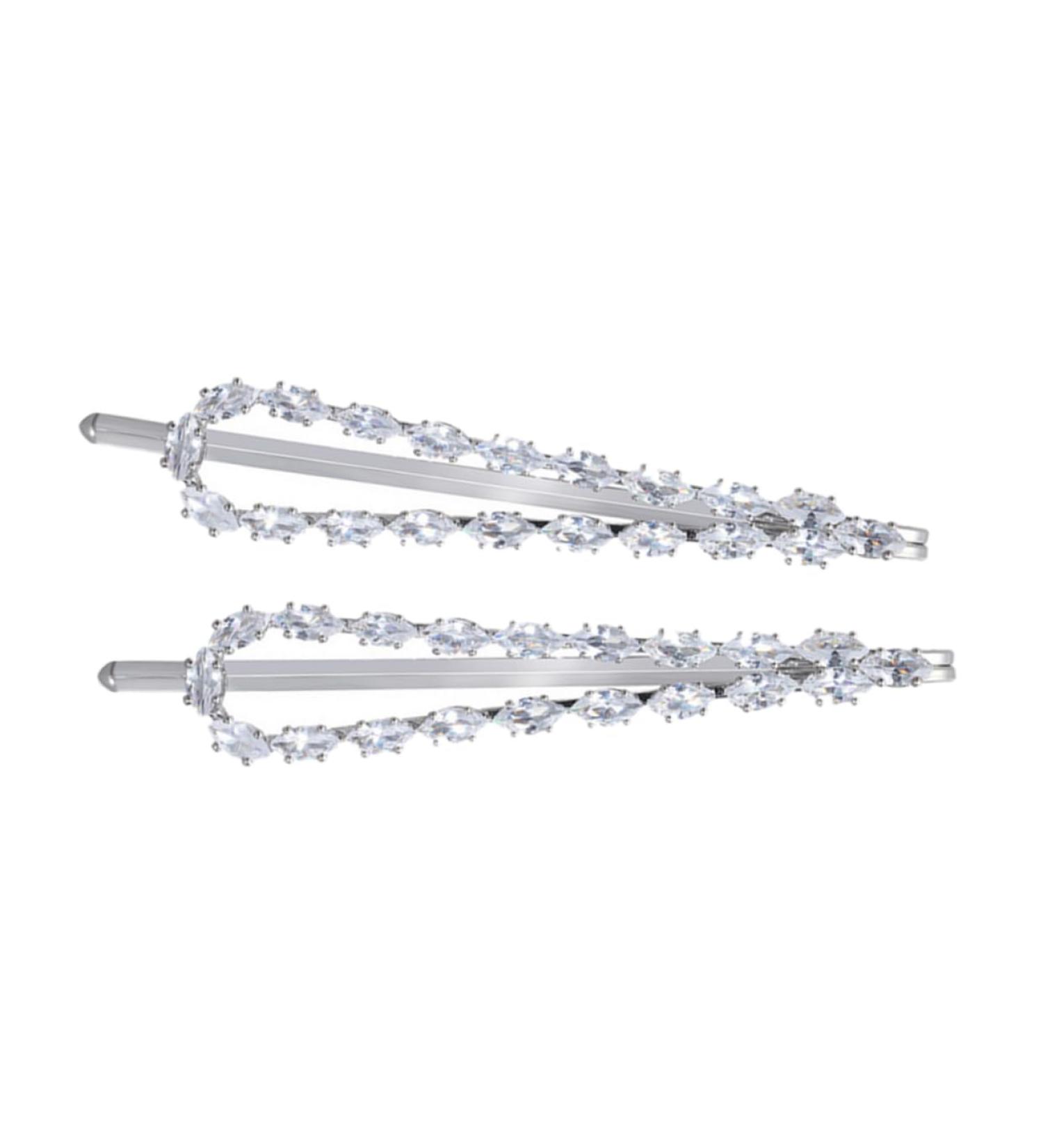 FRCOLOR 1 Pair Crystal Zirconia Hair Clip Hair Pin Bangs Hair Clip Hair Barrettes Crystal Hairpin Hair Clips Diamond Hair Accessories Girls Hairpin Girl Headdress Side Hair Clamp - Buy Online on GoSupps.com