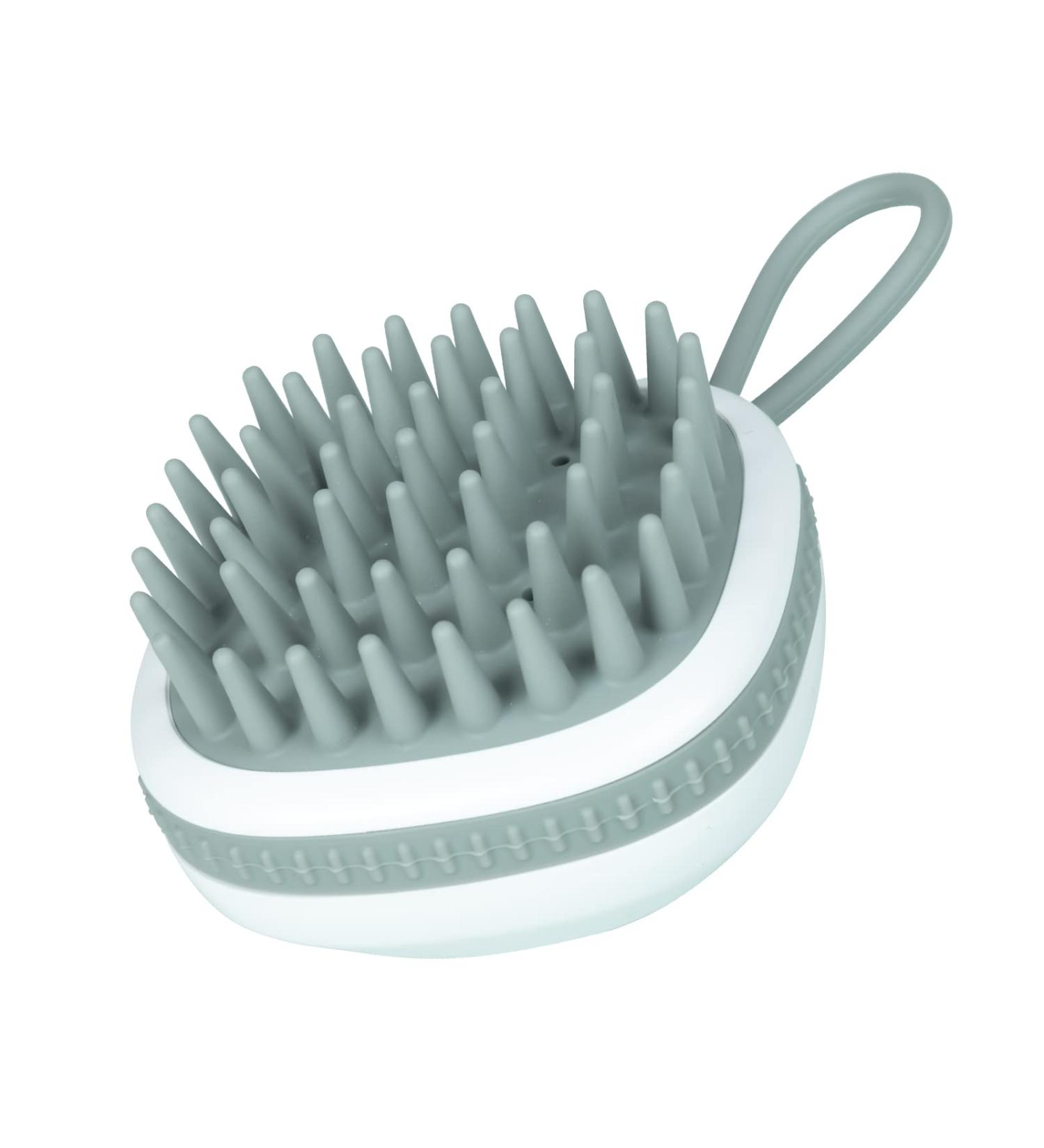 QEZEZA Exfoliating Silicone Body Scrubbers - Dark Green | Bump Brushes for Shower & Hair Washing | Easy to Clean | Sturdy & Durable | Smooth Skin - Buy Online on GoSupps.com