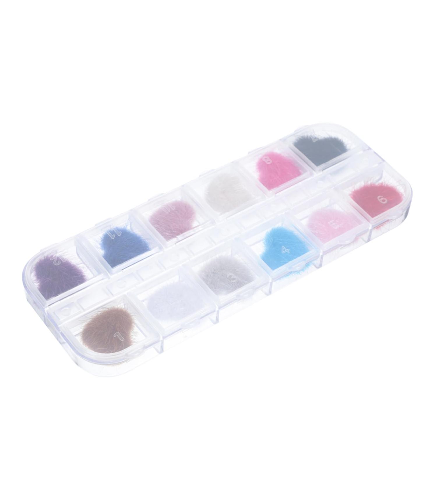 Beaupretty 1 Set Nail Art Accessories Miss Manicure Jewelry Plush 13x5cm Assorted Color - Buy Online on GoSupps.com