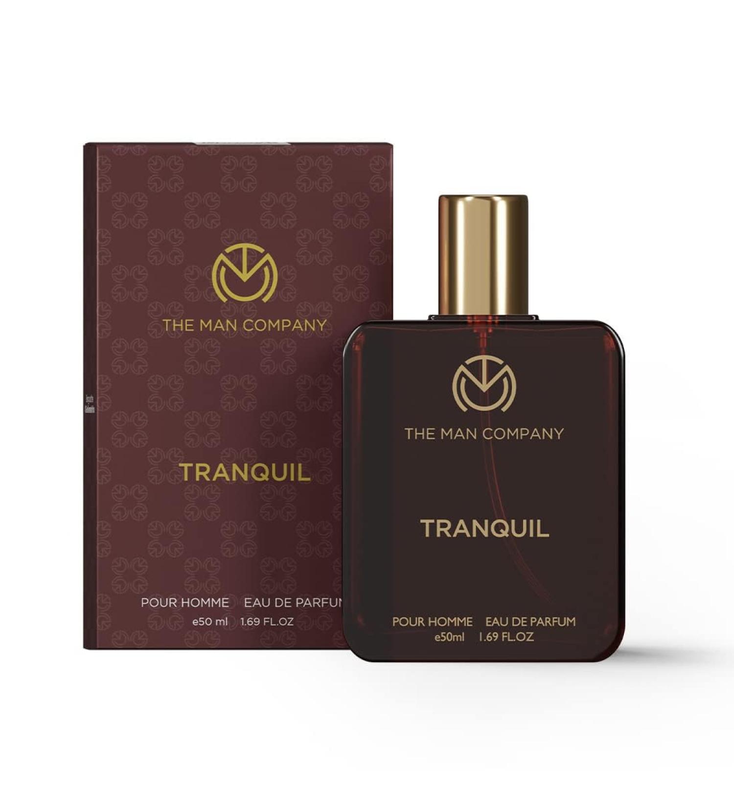 Th.e M.an Co.mpany Tr.anquil Perfume For Men - 50ml | Premium Long Lasting Fragrance | Citrusy Floral and Musky - Buy Online on GoSupps.com