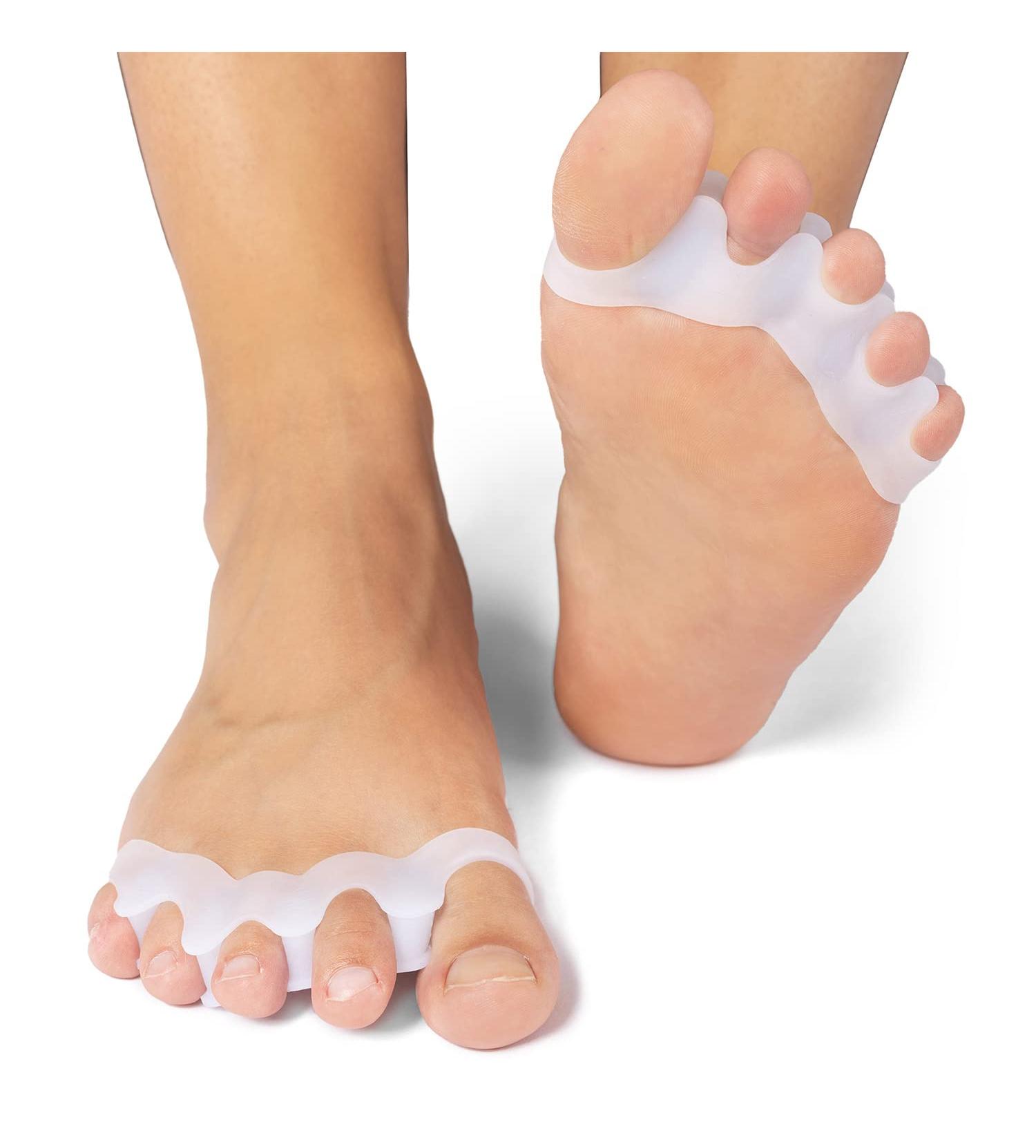 Toe Correction - Adjustable Toe Spreader for All Toes - Improve Foot Alignment & Comfort (Per Pair) - Buy Online on GoSupps.com