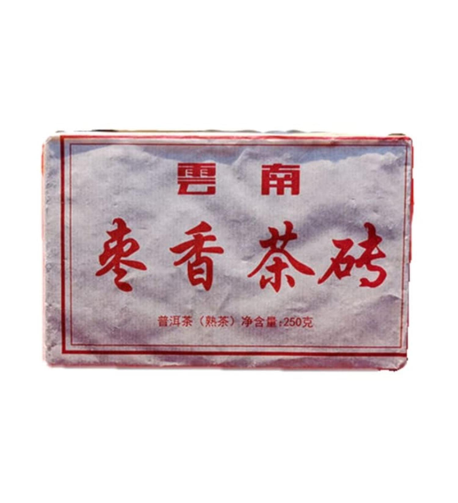 Vieux th Pu Erh naturel Puer th noir Jujube th pais brique 250g boisson saine - Buy Online on GoSupps.com