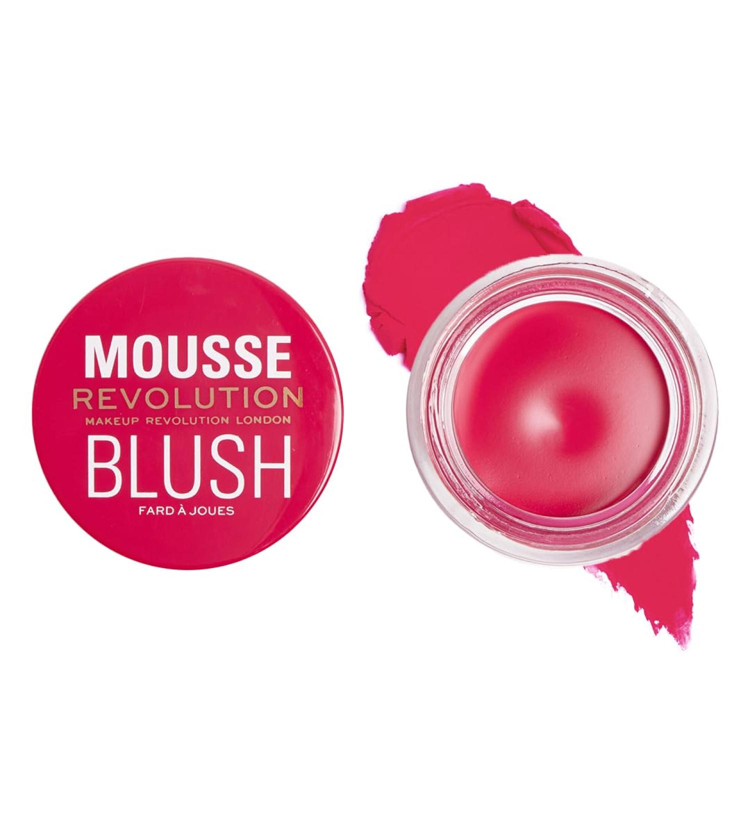  Makeup Revolution Makeup Revolution - Foam Blush - Juicy Fuchsia Pink | Soft Focus Effect | Non-Sticky Cream-to-Powder Finish | Offers Buildable Color for a Custom Complexion | Mixable and Blendable Shades - Buy Online on GoSupps.com