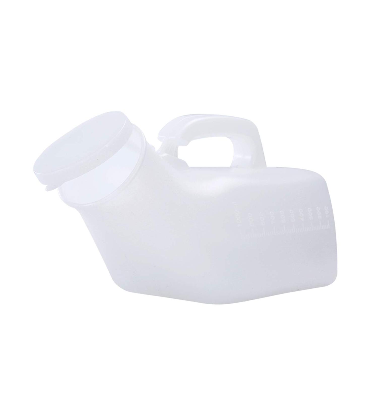 Leakproof Urinal Unisex Urinal Pee Bottle 1000ml Male Urinal Male Or Use Portable Lightweight Ideal for for Camping - Buy Online on GoSupps.com