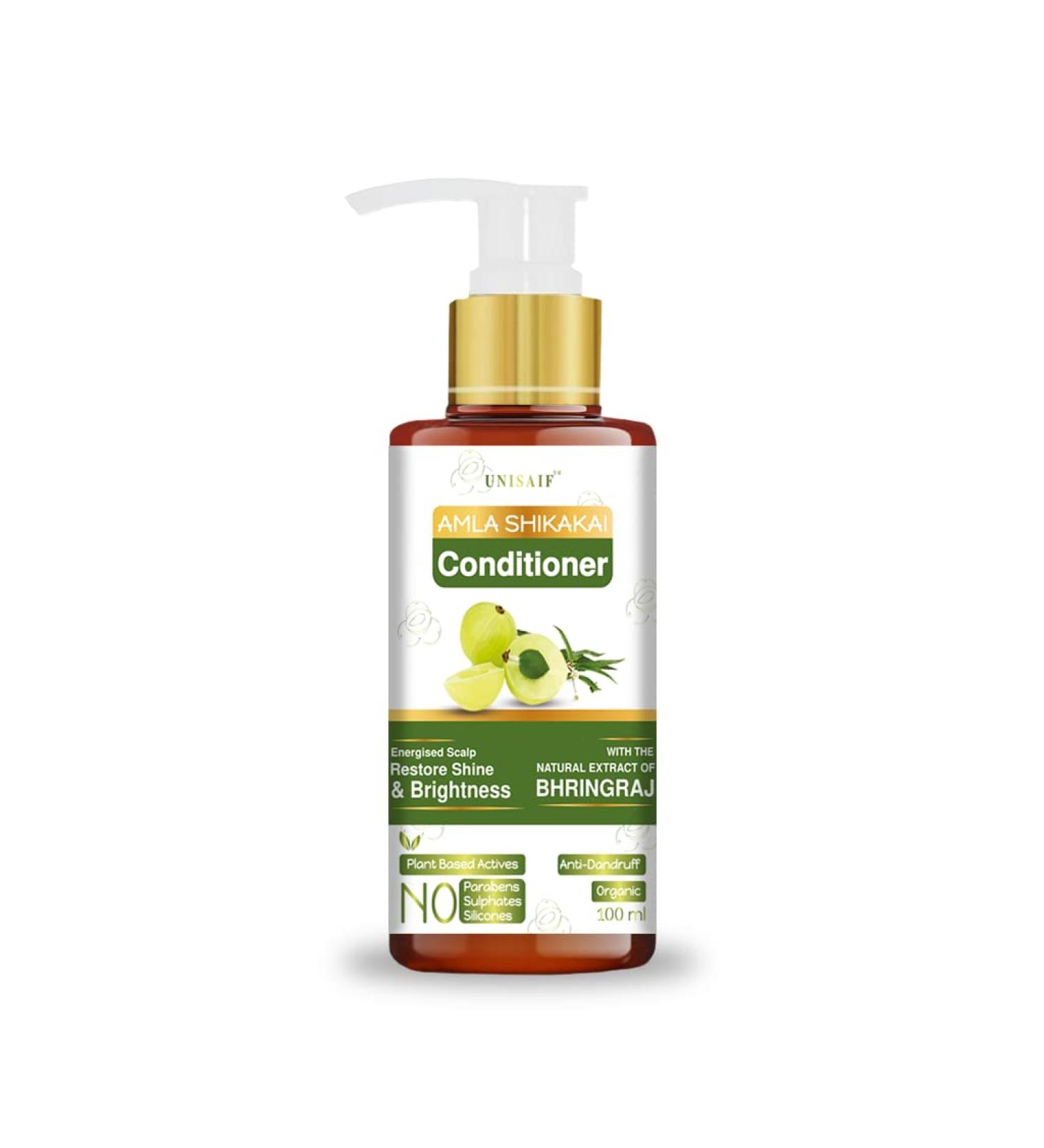 Amla Shikakai Organic Hair Conditioner - Deep Hydration for Dry Hair | Paraben & Sulphate Free | 100 ml - Buy Online on GoSupps.com