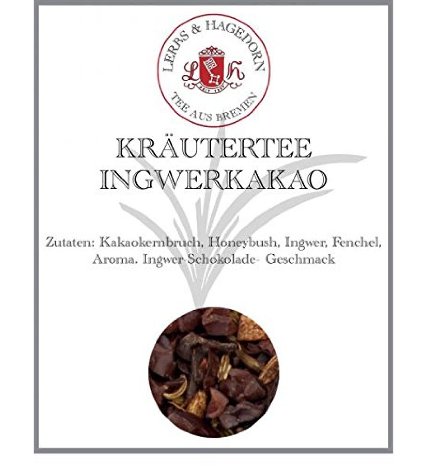  Lerbs & Hagedorn INGWERKAKAO Herb Infusion 2 kg - Buy Online on GoSupps.com