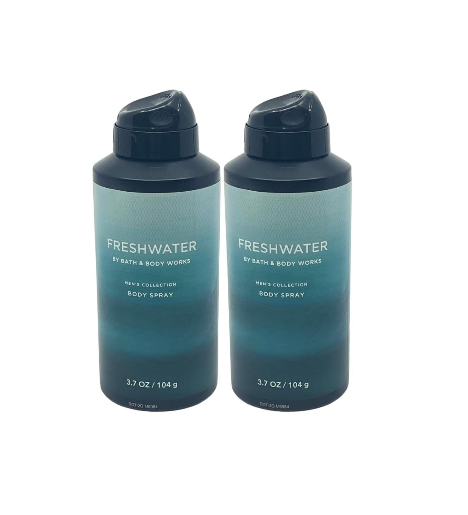 Bath and Body Works Men's Collection Freshwater Deodorizing Body Spray 3.7 Oz. 2 Set. Freshwater 3.7 Fl Oz (Pack of 1) - Buy Online on GoSupps.com