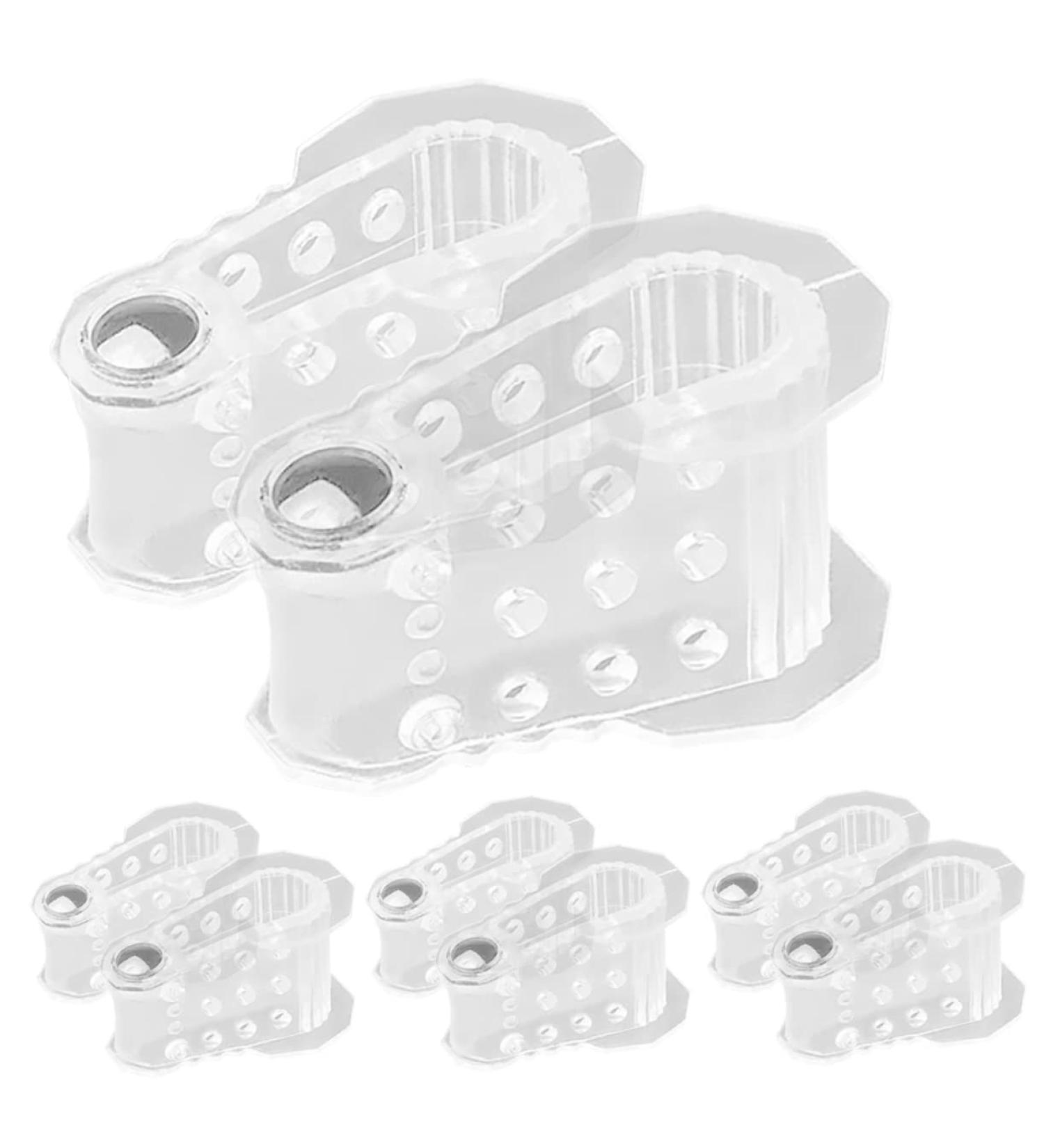 FOMIYES Magnetic Toe Splint Set - 4 Pairs | Bunion Correctors & Toe Spreaders for Foot Stretcher | Nail Clipper & Separator Tool for Toe Alignment - Buy Online on GoSupps.com