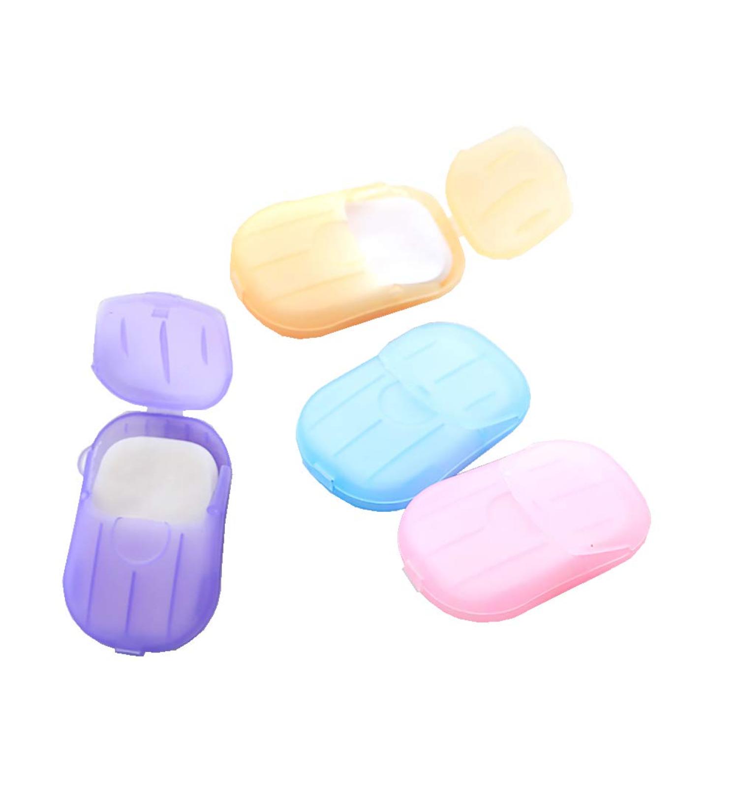 ccHuDE 6 Packs Portable Disposable Paper Soap Sheets for Camping, Hiking, Travel - Scented Bath Hand Washing Soap - Buy Online on GoSupps.com