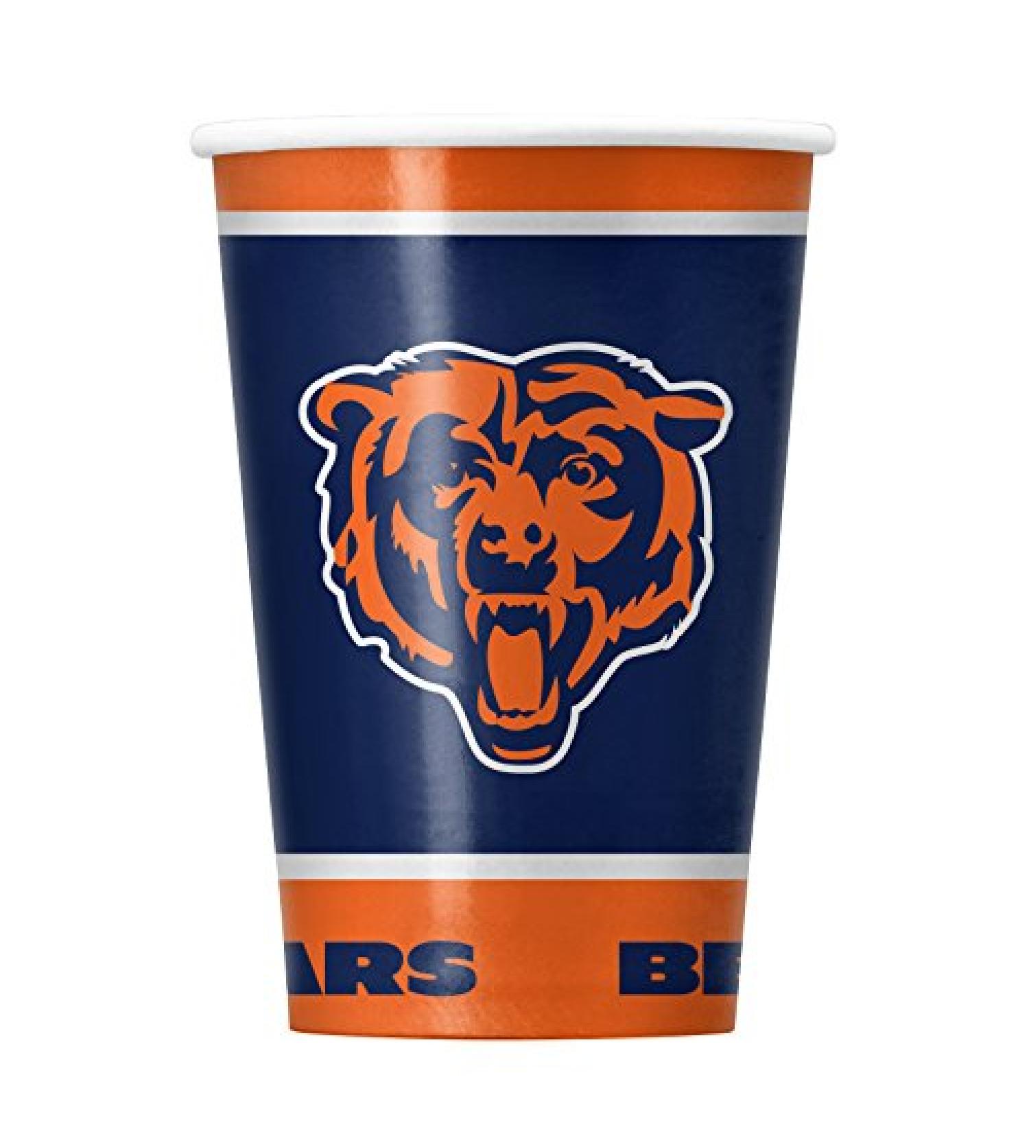 Duck House NFL Chicago Bears Disposable Paper Cups - Pack of 20 White | Officially Licensed NFL Merchandise - Buy Online on GoSupps.com