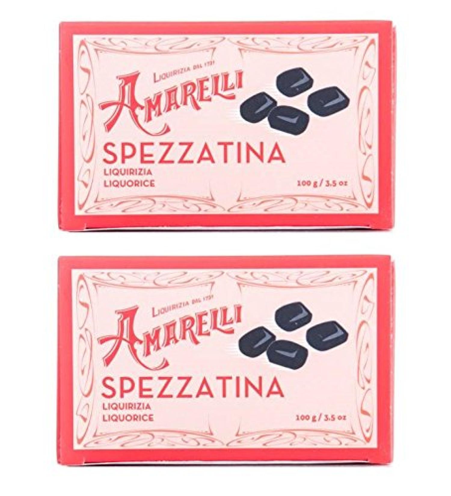 Amarelli - Spezzatina - Small Pieces of liquorice with its Strong Taste - 2x100 gr