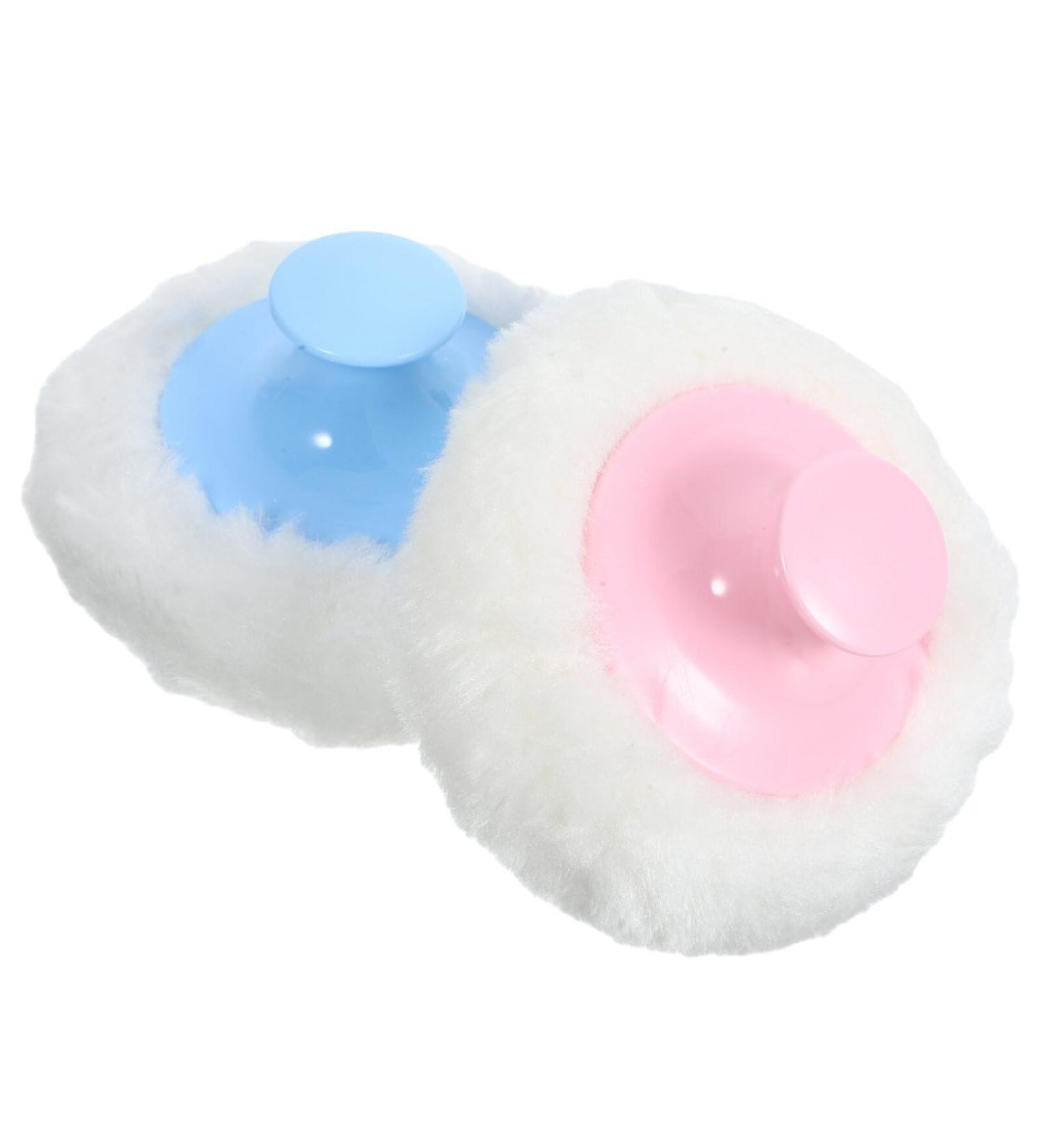 Ipetboom 4pi ces ponge Poudrer Pour Poign e Doux Pour Et Poudres Bleus Roses - Buy Online on GoSupps.com