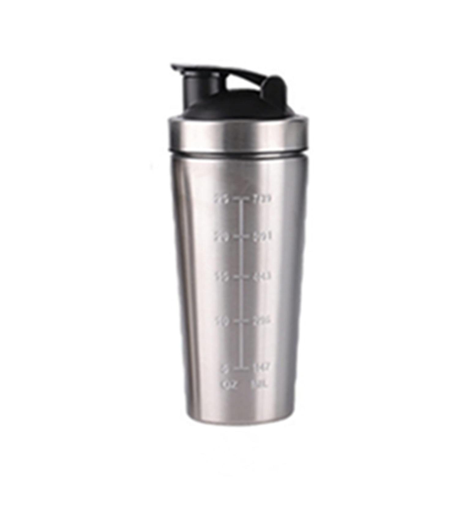 Soynogya 750ml Stainless Steel Protein Shaker - Sport & Fitness Black - Perfect for Protein & Egg White - Buy Online on GoSupps.com