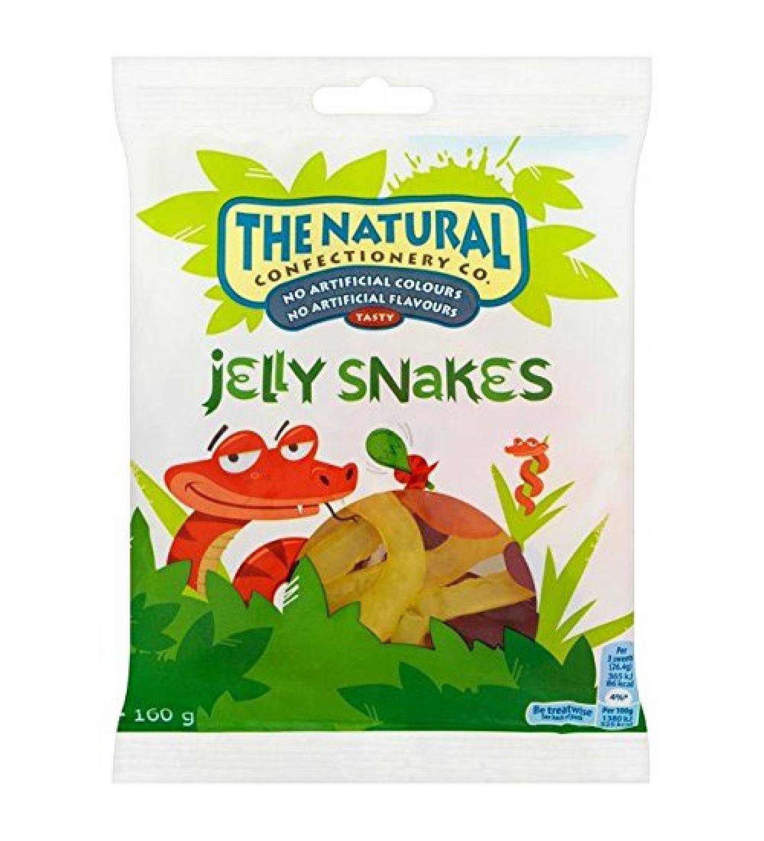 Die Nat rliche S sswaren Co. Pack of 6 jelly snakes 160 g