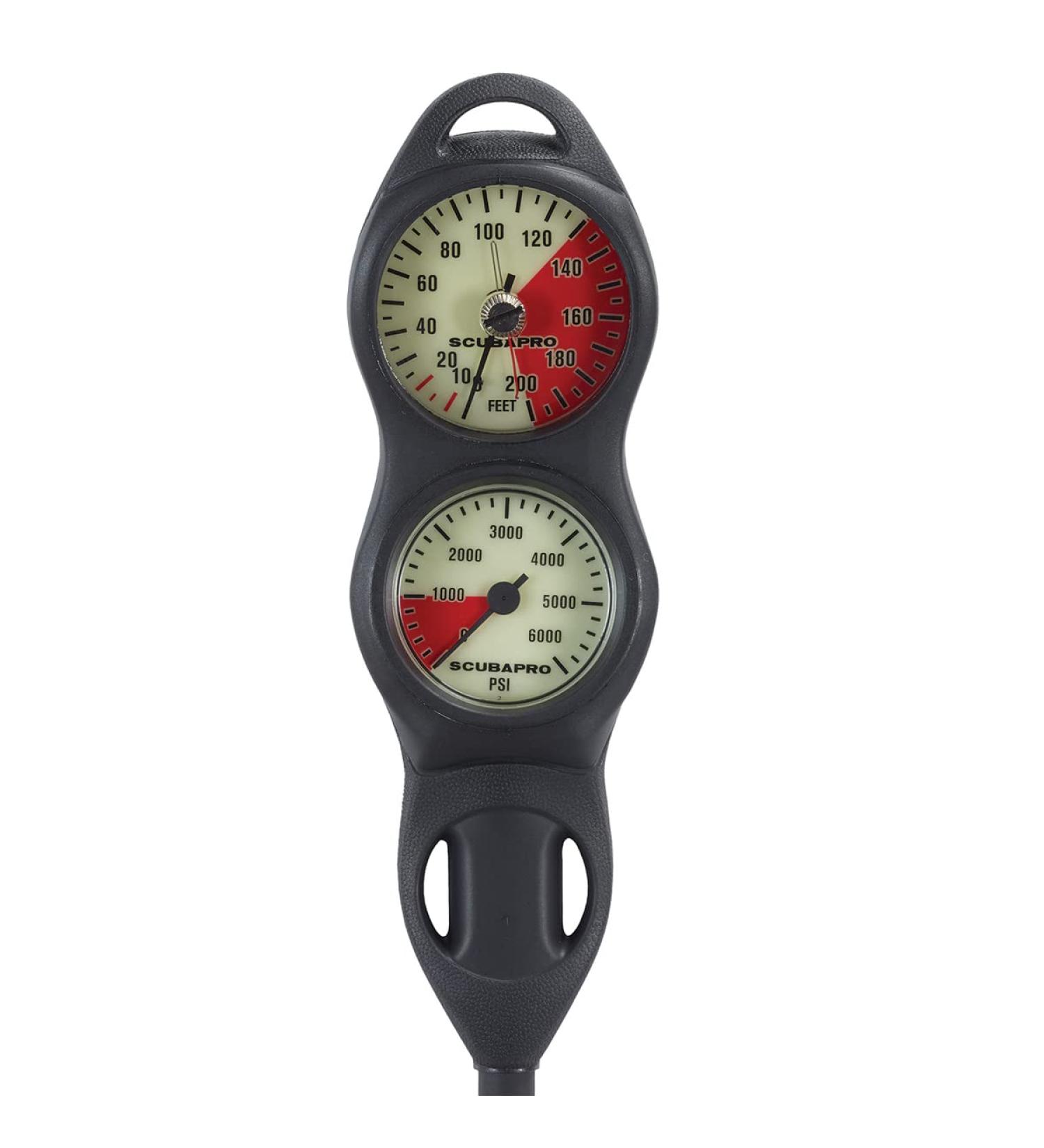 SCUBAPRO 2-Gauge U-Line Diving Console, PGPSI DGFT