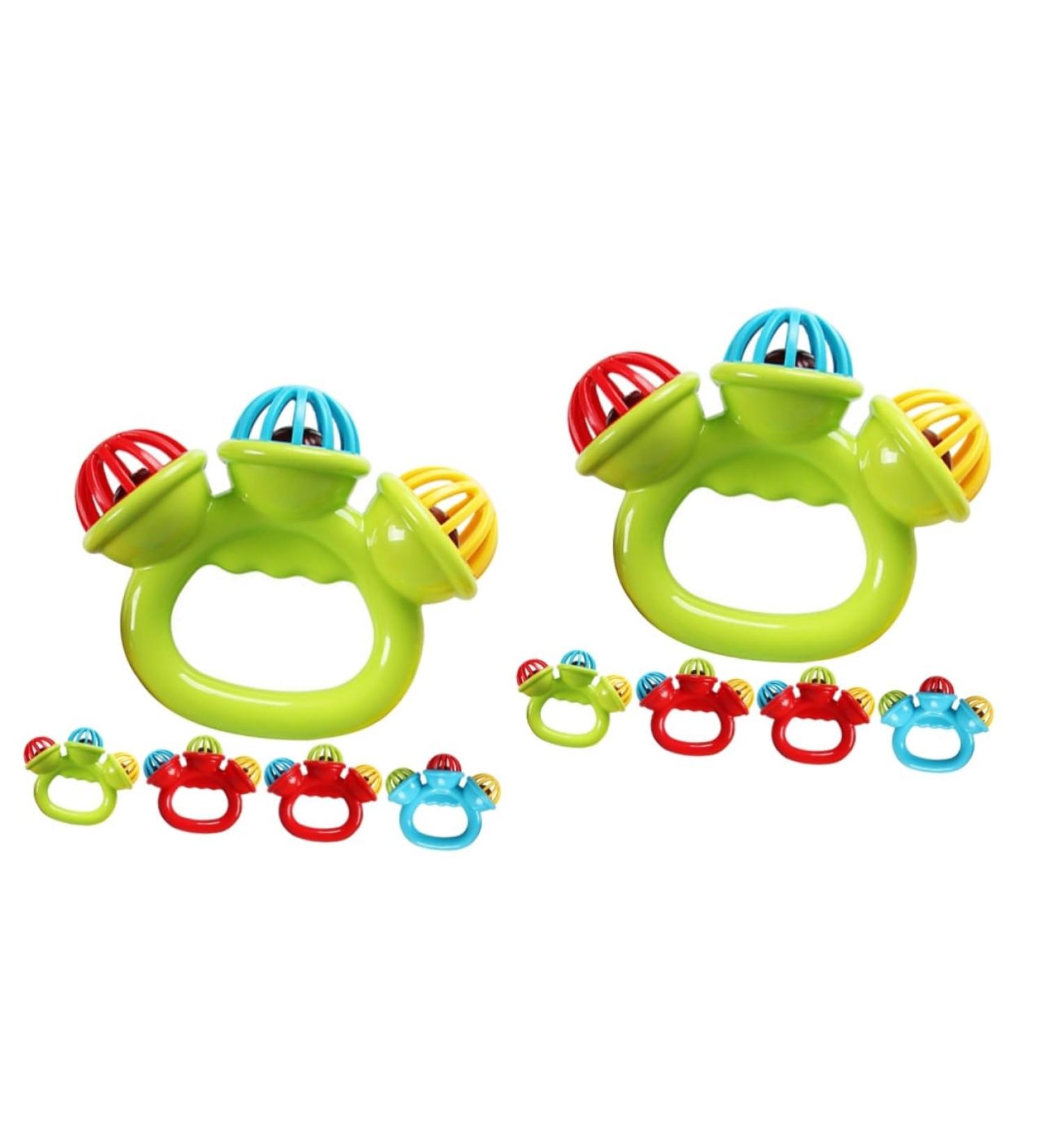 Ibasenice 10 pc Baby Bite Toys & Rattles - Safe Chewing Toys for Toddlers & Newborns - Buy Online on GoSupps.com