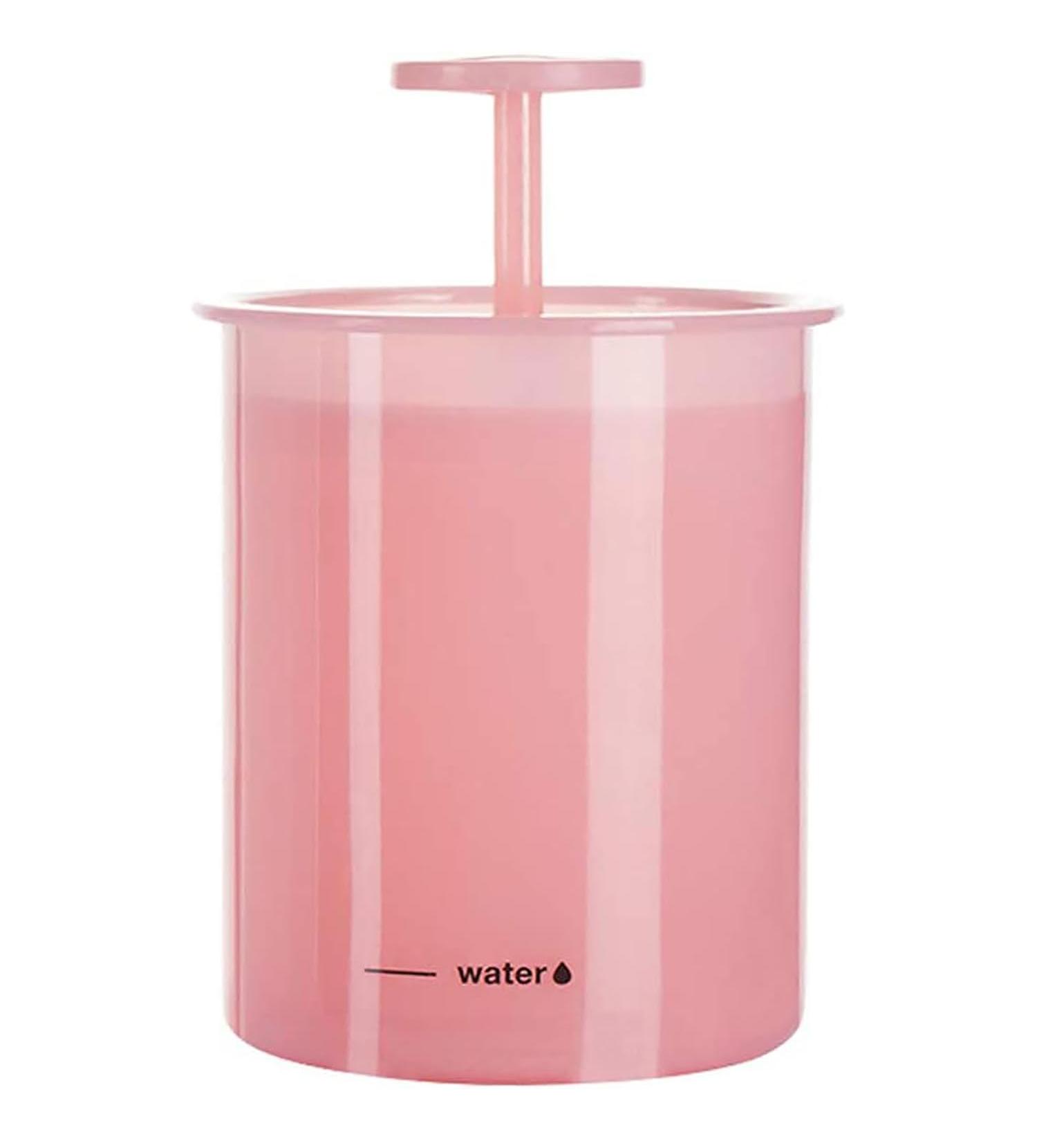 Bubble Foamer Foam Maker | Pink Face Cleanser & Shampoo Tool for Travel & Home | Best Cleansing Cream Device - Buy Online on GoSupps.com