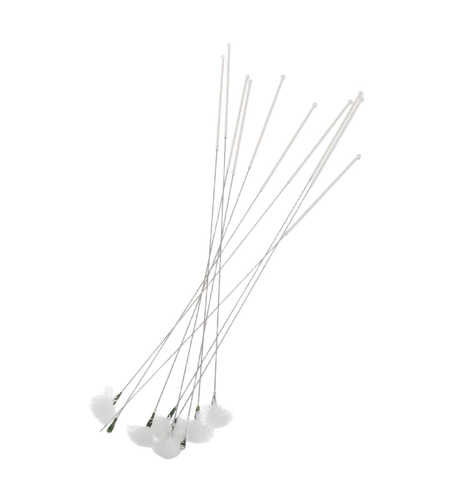 IWOWHERO 10pcs Professional Ear Cleaning Tool Silver Needle Goose Earwax Removal Tools Ergonomic Grip - Buy Online on GoSupps.com