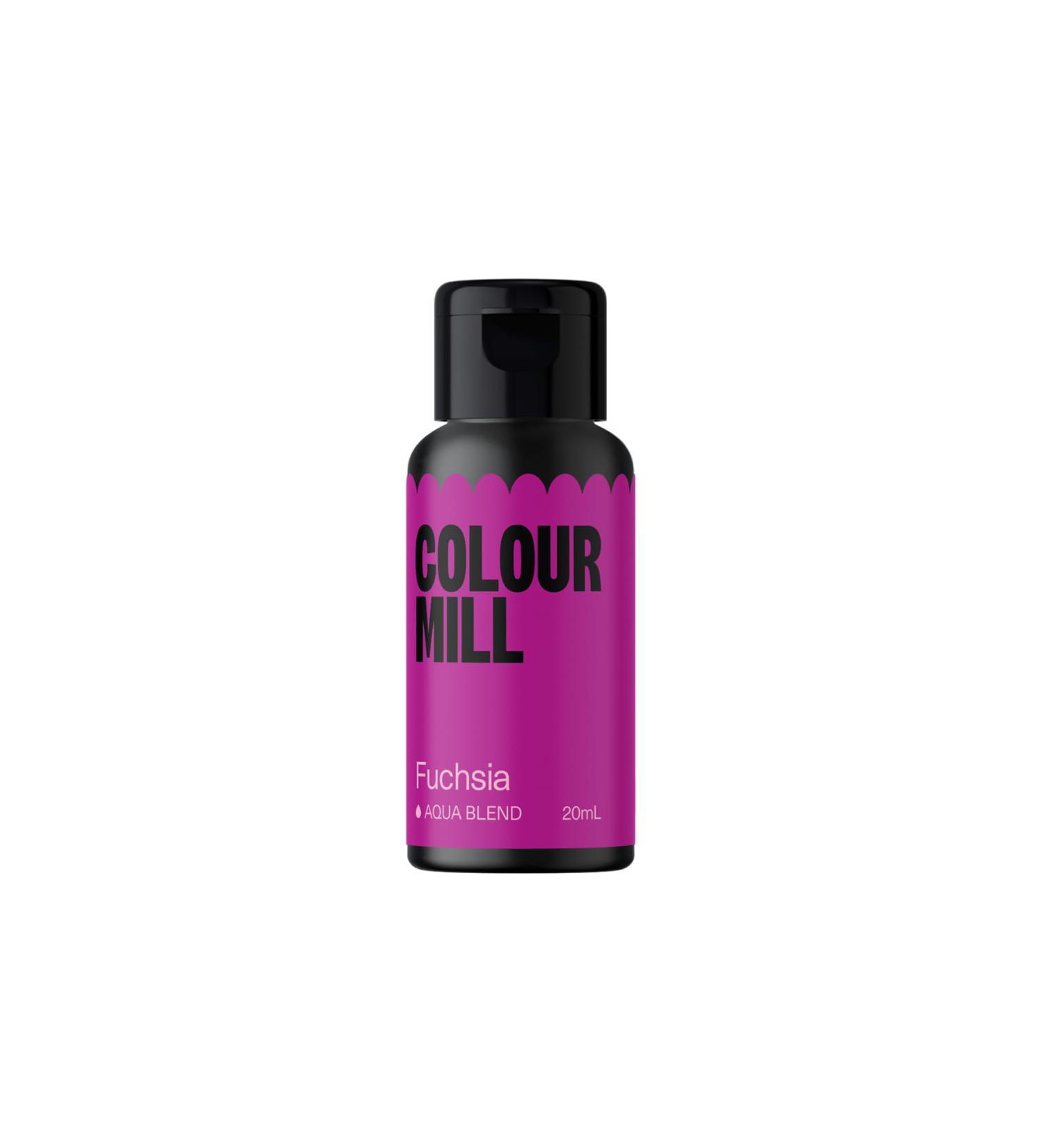 Fuchsia - Aqua Based Colouring 20ml - Colour Mill