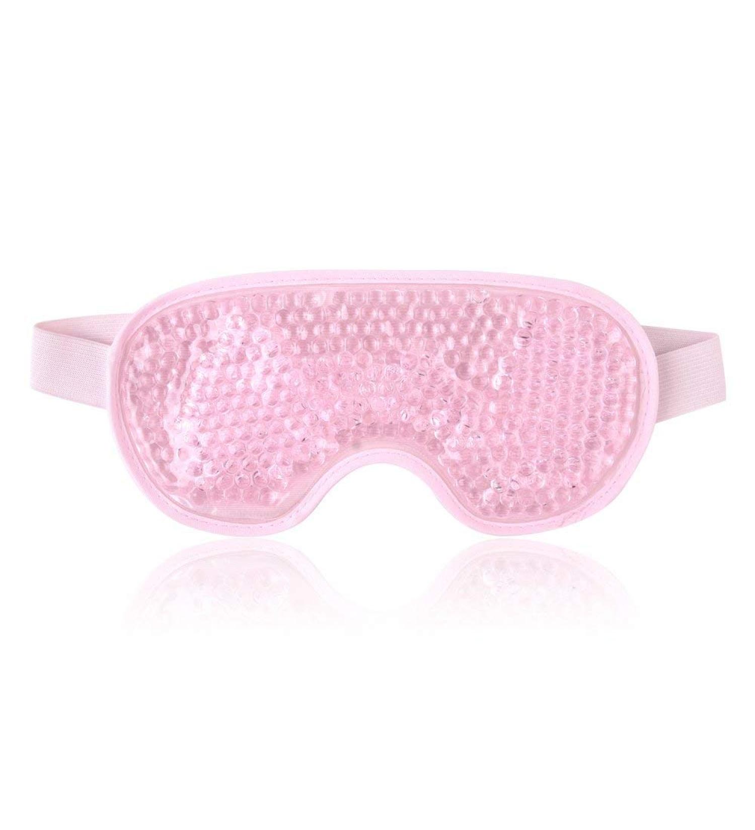 County Aqua Peas Cooling Gel Eye Mask - Cool/Warm Therapy - Perfect For Insomnia Puffy Eyes & Dark Circles (Pink) - Buy Online on GoSupps.com
