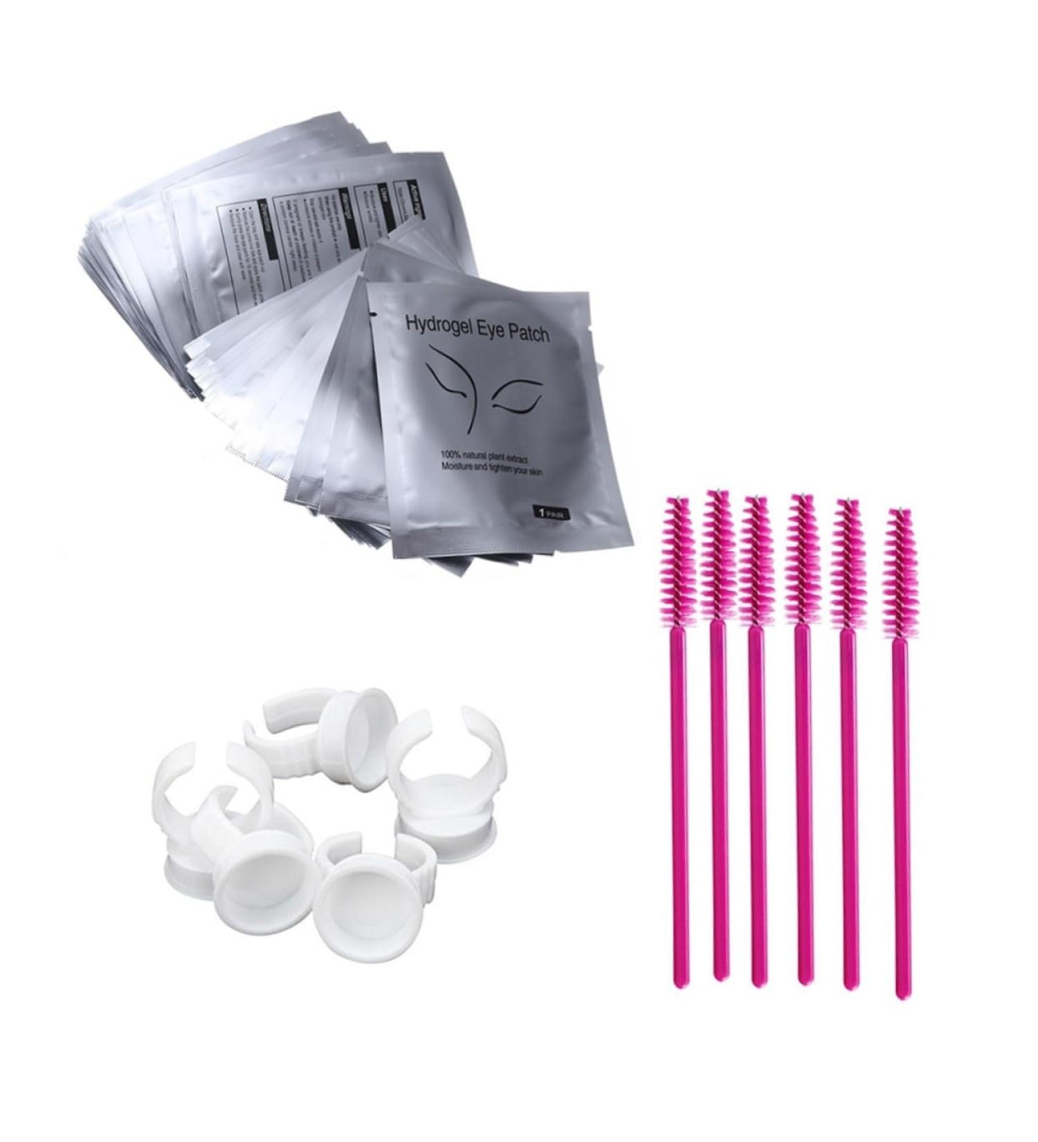 POPETPOP 100 Pairs Eyebrow Brush Eyelash Mascara LintFree Eye Pad Tool Eyeshadow Women Eyelids Glue Holder Tools for Women Cosmetics Artificial Sticker Ms - Buy Online on GoSupps.com