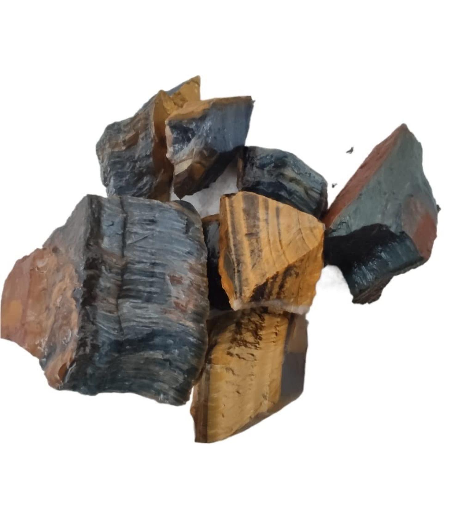 100g Natural Golden Blue Tiger Eye Stone Rough Stone Eagle Eye Stone Home Decoration Ornament Stone Making Jewelry ZJGIDTEM (Color : Mixed Color Size : 100g) 100g Mixed Color - Buy Online on GoSupps.com