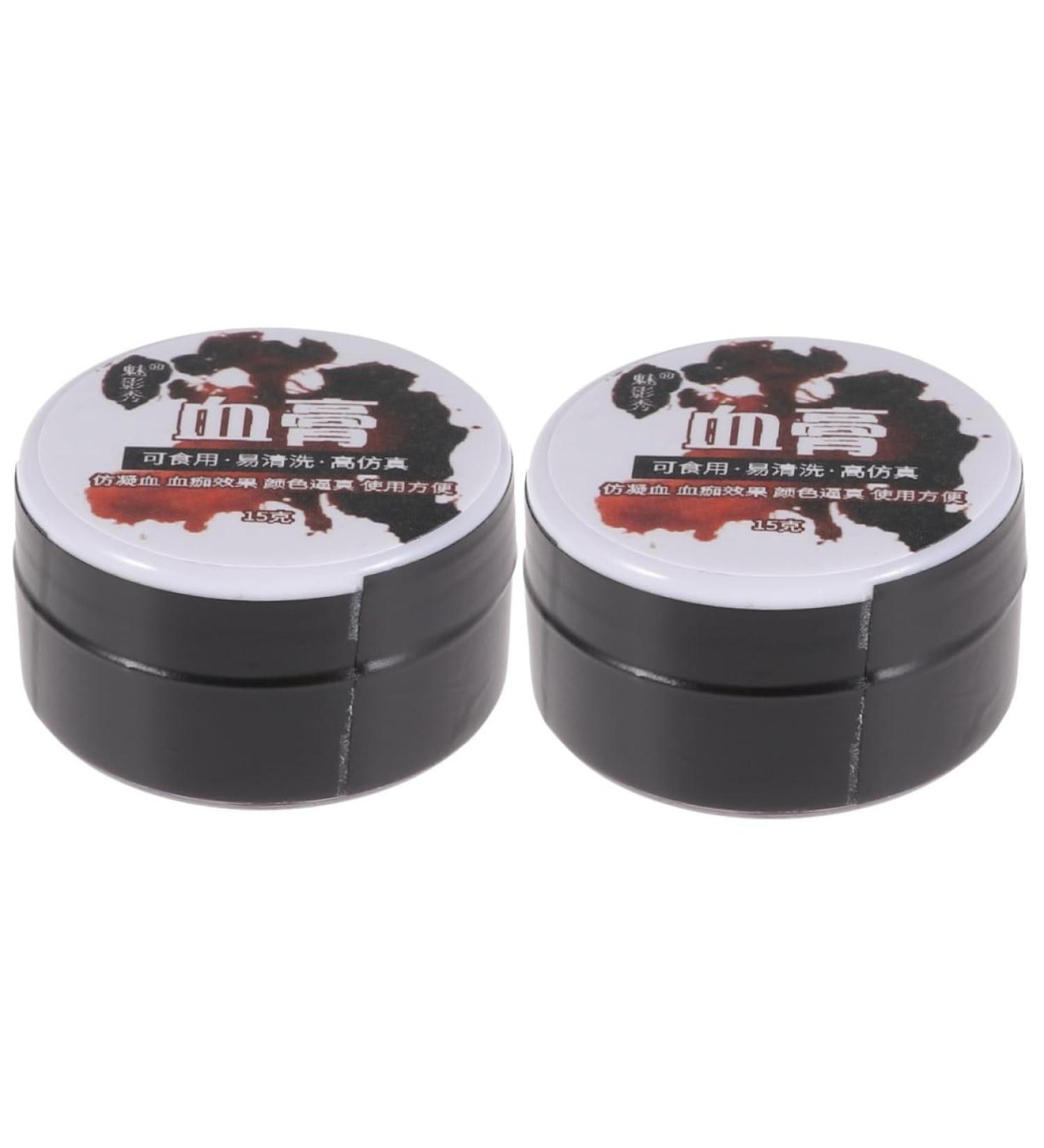 FRCOLOR Horror Blood Plasma Fake Blood - 2 Boxes for Halloween Makeup Vampire Effects & Special FX | Coagulated Blood Gel for Eyes - Buy Online on GoSupps.com