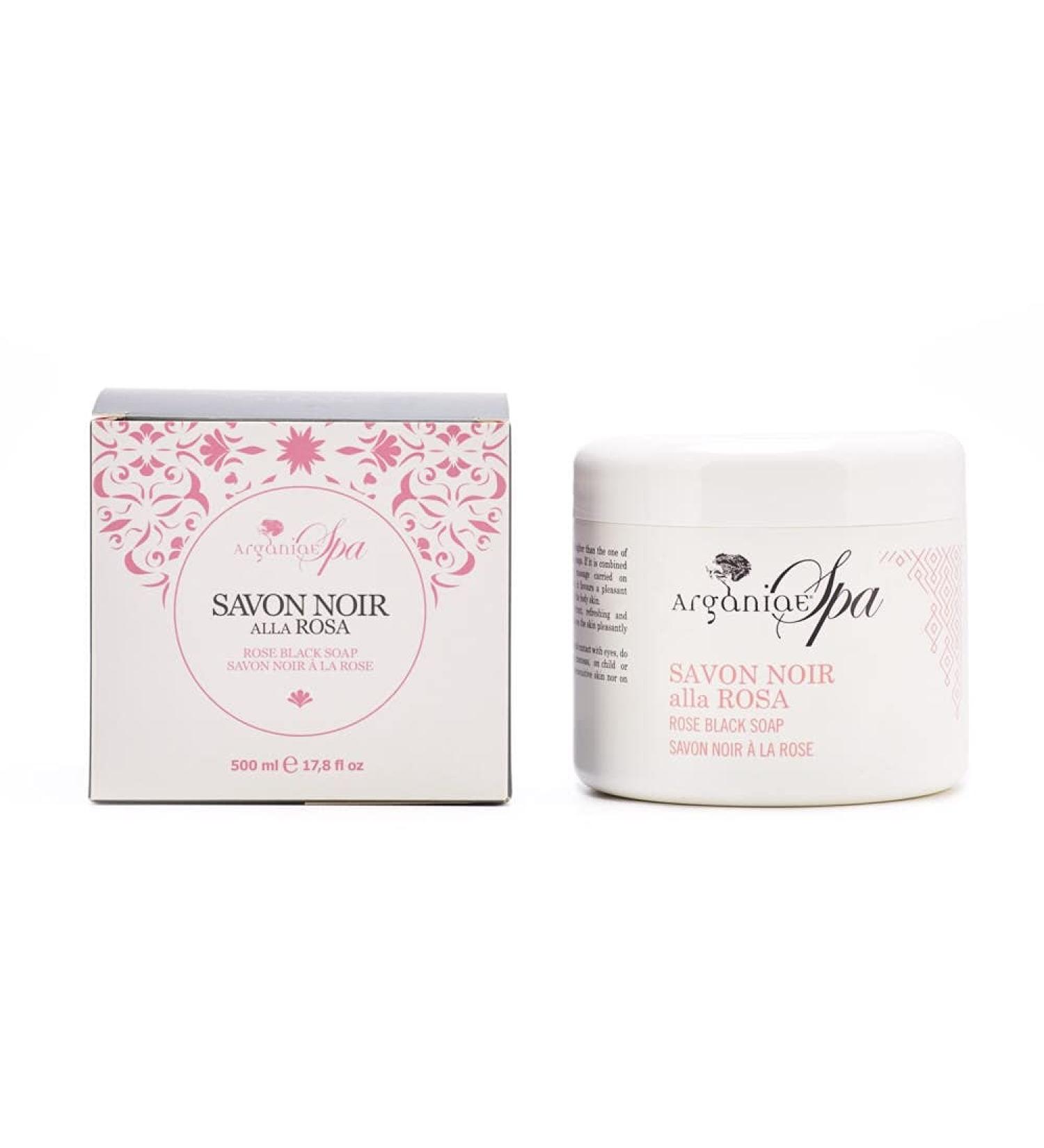  Arganiae Black Soap 500 g Rose - Buy Online on GoSupps.com