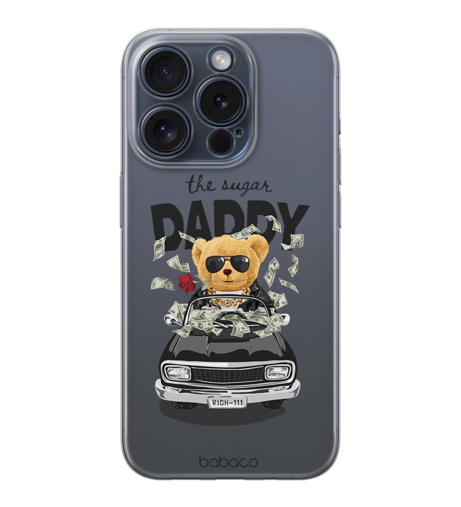 ERT GROUP Phone Case XIAOMI 11 LITE 4G / 11 LITE 5G Original and Officially Licensed Teddy Sugar Daddy 001 Babaco Partial Print Transparent Optimal Fit TPU Back
