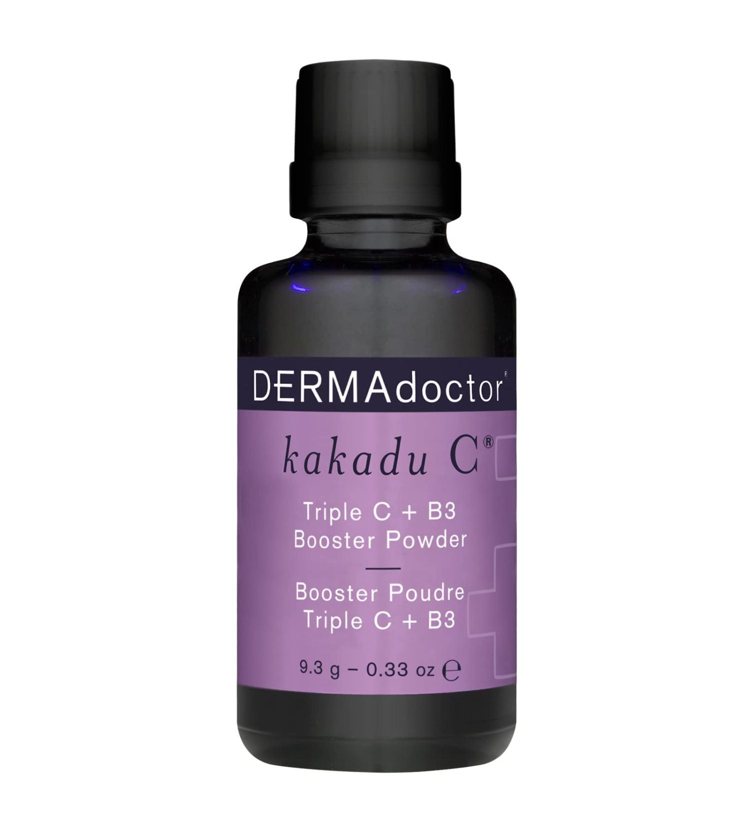 DERMAdoctor Kakadu C Triple C + B3 Booster Powder | Vitamin C Serum & Niacinamide for Brightening & Pore Minimizing - 0.33 oz - International Shipping Available - Buy Online on GoSupps.com