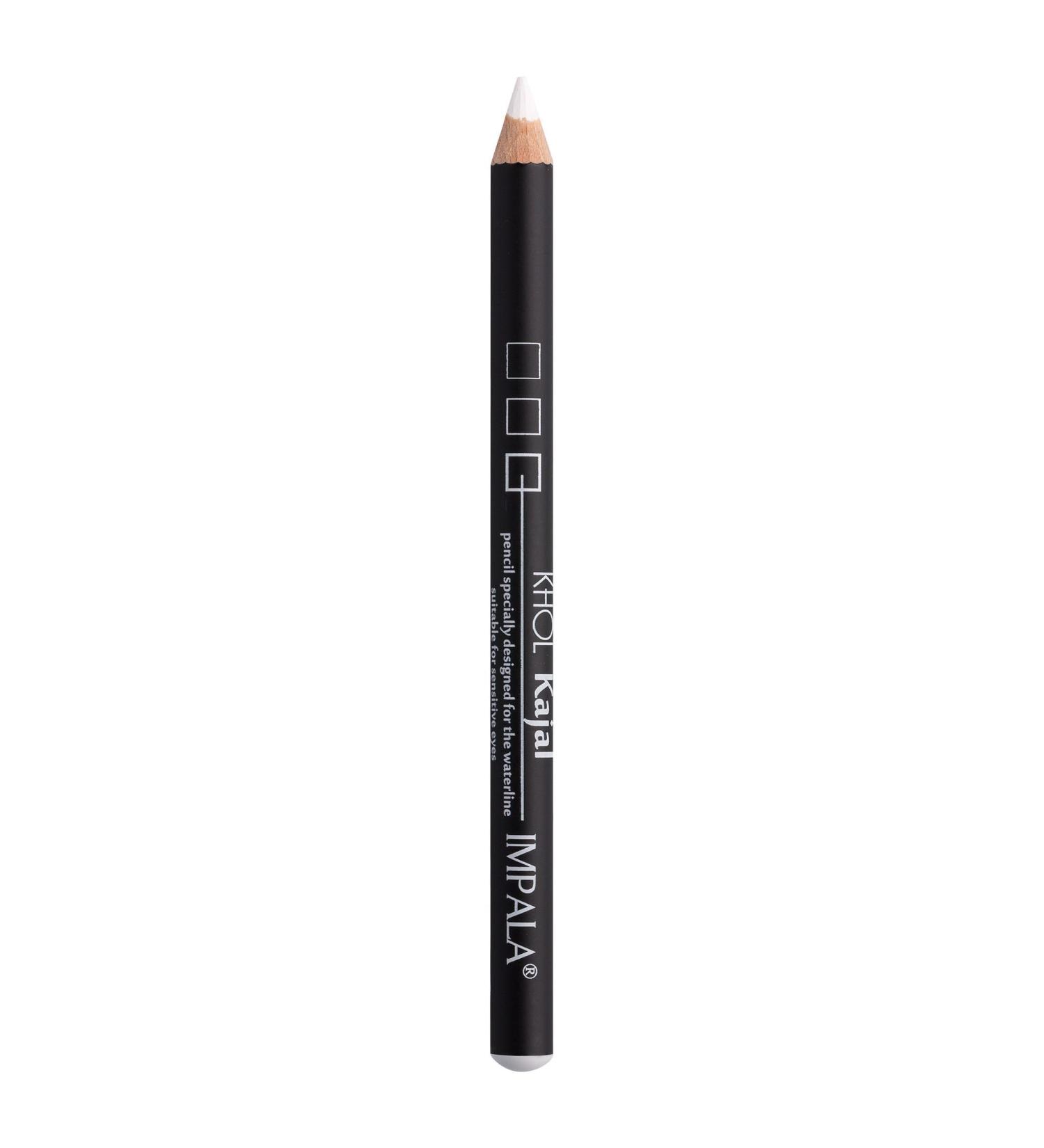 Impala Waterproof Kajal Eyeliner | Long-lasting Intense White | Smooth & Creamy Eye Makeup | International Shipping Available - Buy Online on GoSupps.com
