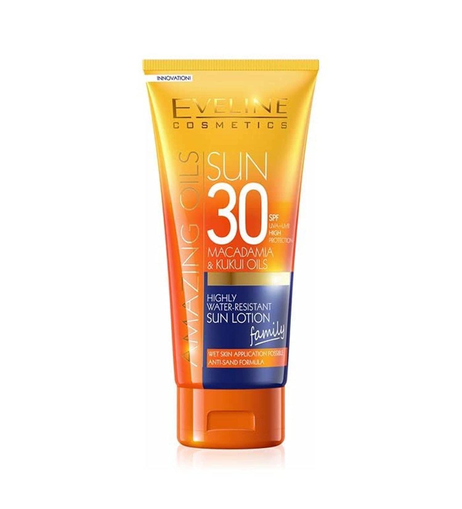 EVELINE COSMETICS Eveline Cosmetics Sun Amazing Oils Highly Water Resistant Sunscreen Lotion SPF 30 200 ml