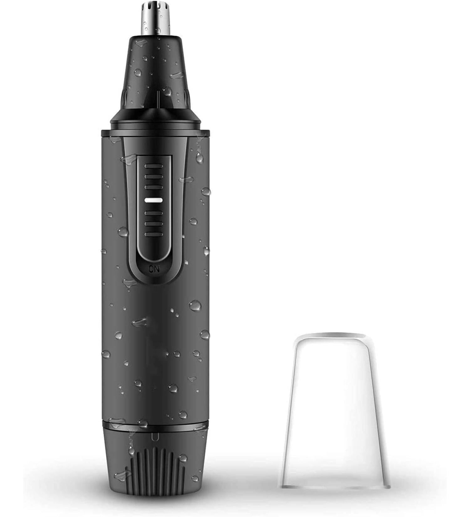 Buy Portable Ear & Nose Hair Trimmer - Painless Eyebrow & Facial Hair Remover for Men & Women Waterproof Dual Edge Blades - Buy Online on GoSupps.com