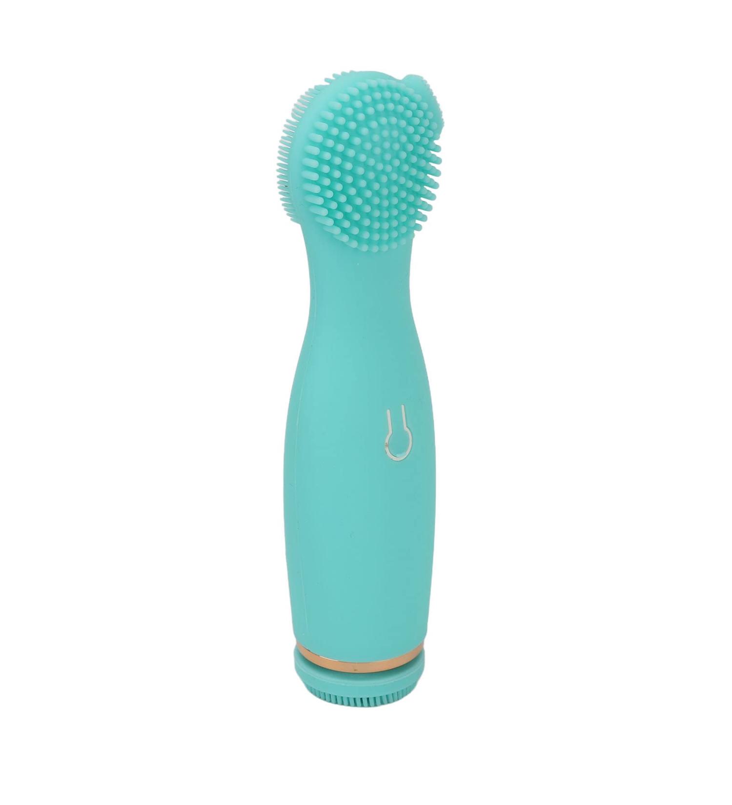 Qukaim Silicone Facial Cleansing Brush Electric Silicone Facial Cleansing Brush Green Remove Blackheads Dead Skin Face Scrubber 180 Characters - Buy Online on GoSupps.com