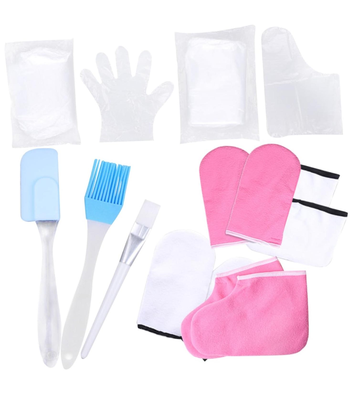 Mikinona Hydratants De Soin Paraffine Chaude Pour Soins Des Mains Et Spa 17.5x6cm Rose - Buy Online on GoSupps.com