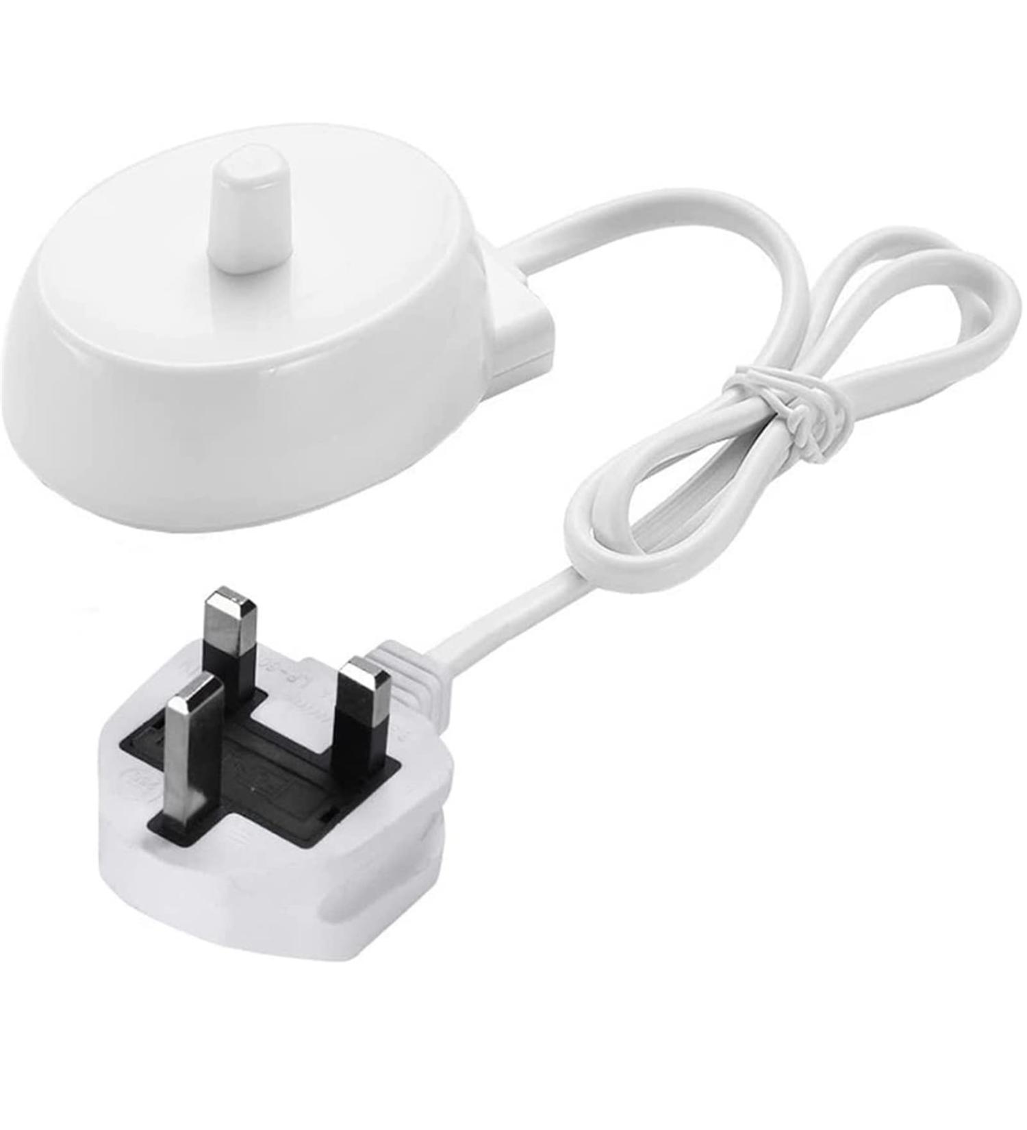 TFUFR Electric Toothbrush Charger for Oral B UK - Compatible with Braun Oral B Type 3757, Replacement Inductive Charging Base, UK 3 Pin Plug - Buy Online on GoSupps.com
