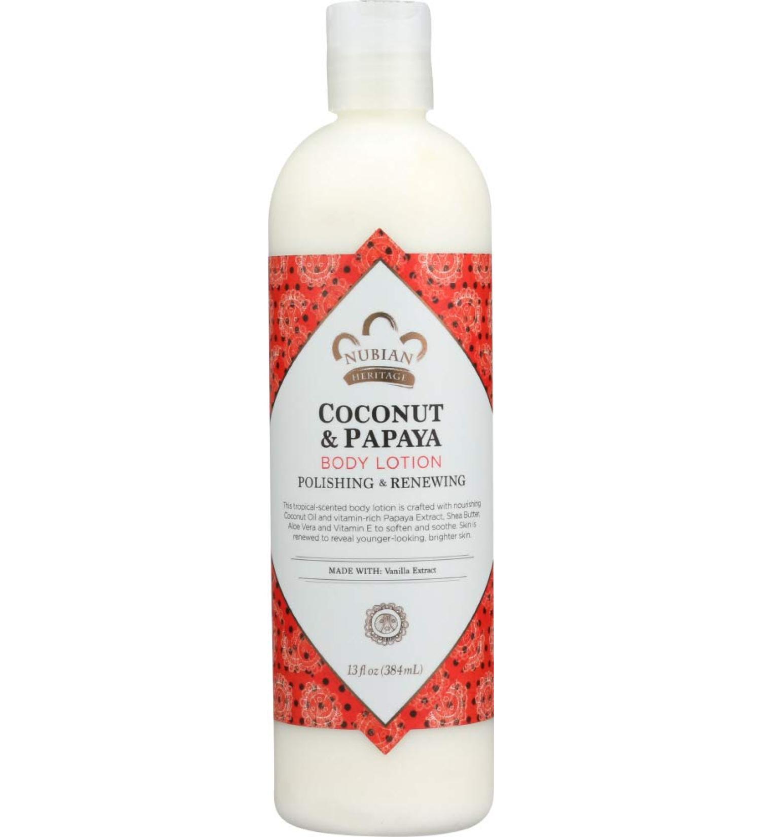 Body Lotion Coconut & Papaya - 13oz (Pack of 2) - Buy Online on GoSupps.com