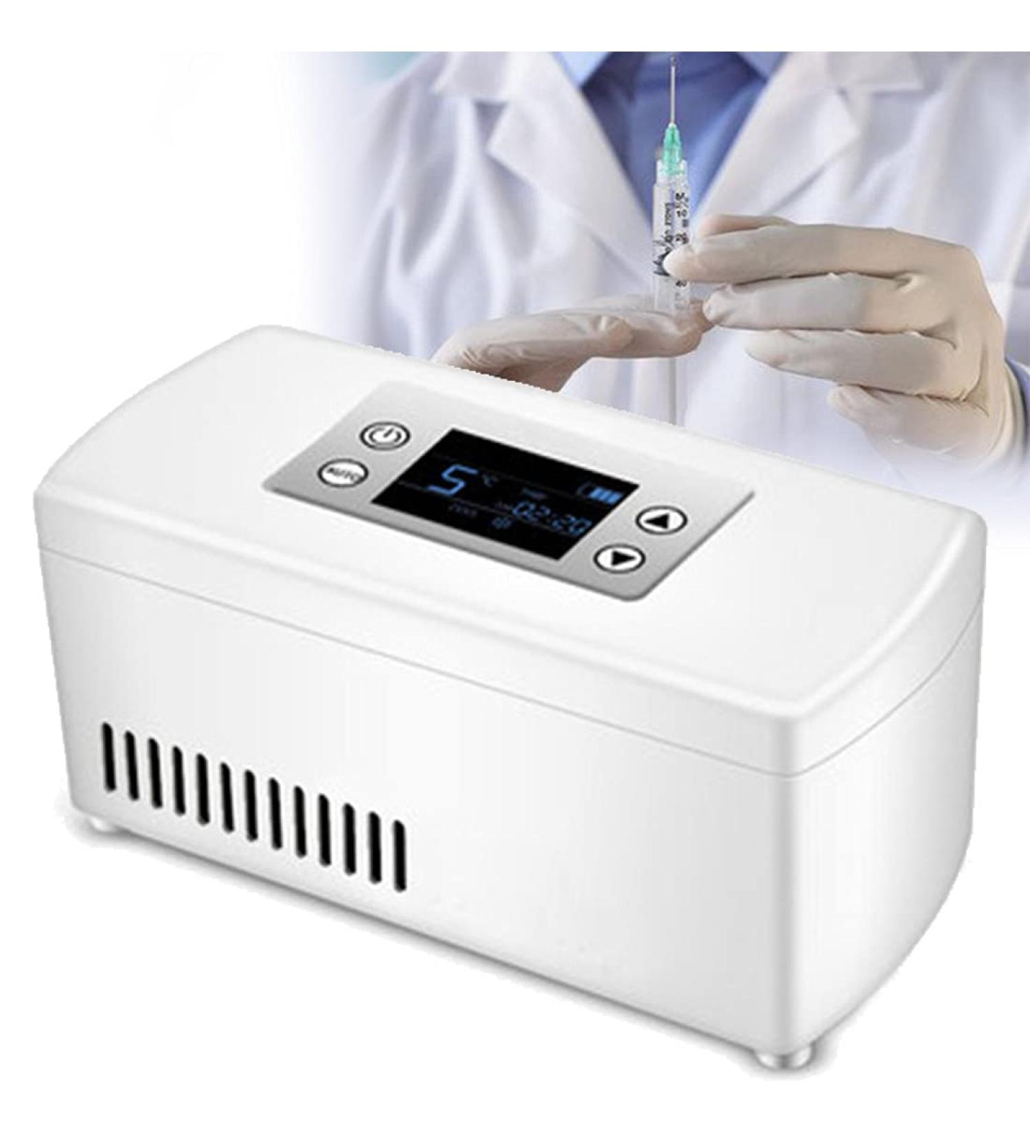Portable Insulin Refrigerated Box Car Refrigerator Insulin Cooler Travel Case Diabetes Medication Medicine Refrigerator USB Charger for Car Travel Camping Home - Buy Online on GoSupps.com