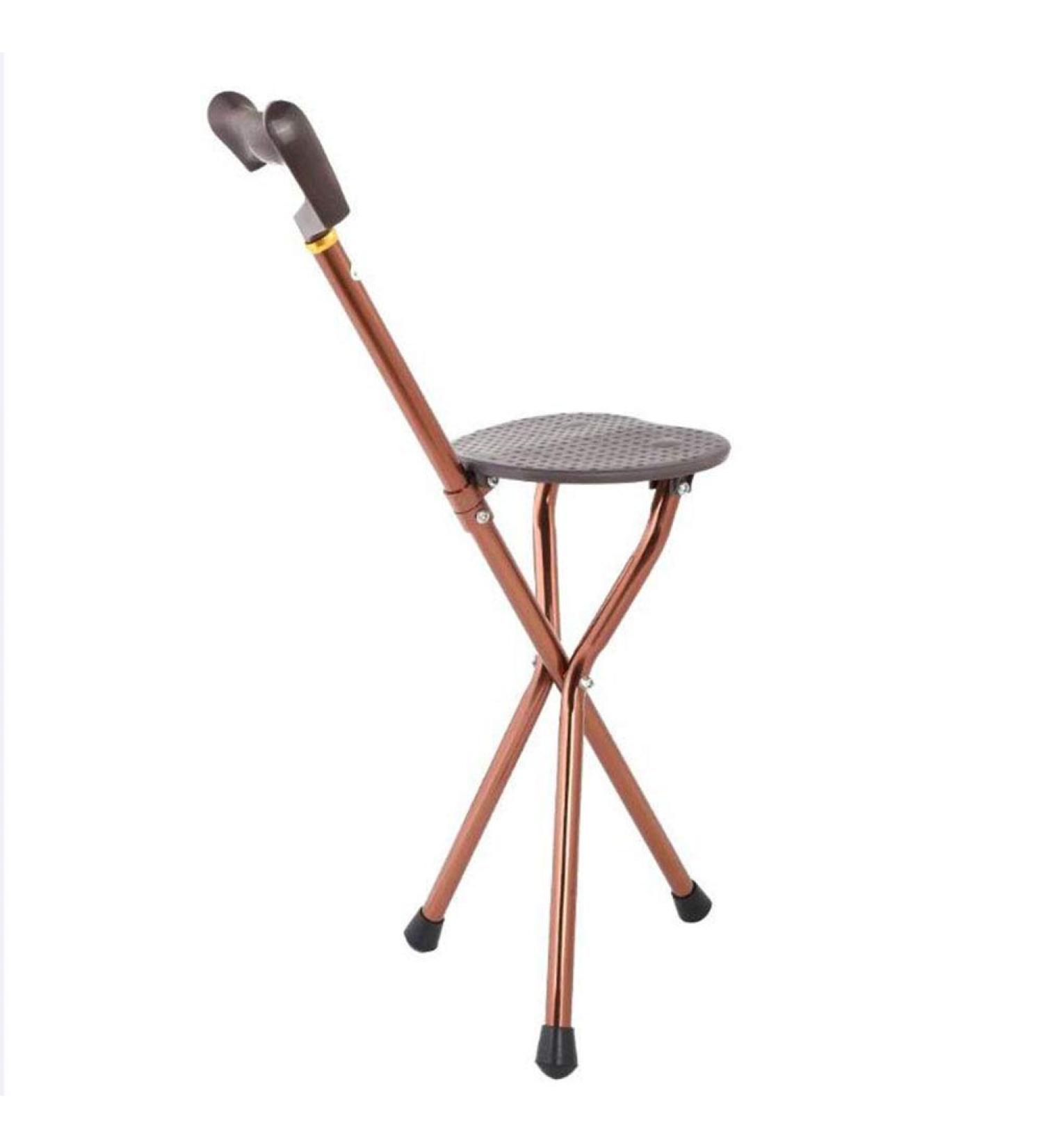 Walking Stick Seat Folding Walking Sticks Folding Stool Multi-Function Handle Lighweight Aluminium Height Adjustable Max User Weight 200kg Surprise Gift - Buy Online on GoSupps.com